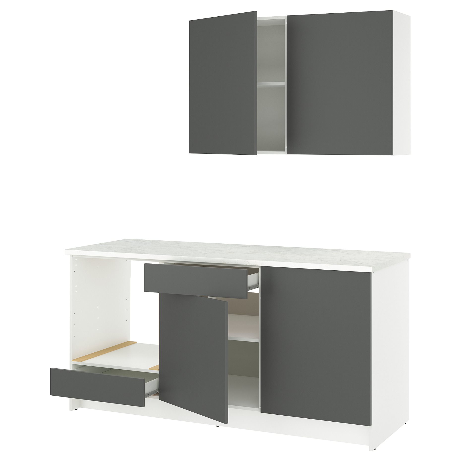 PAX/KAMMAR/GRIM, kitchen, 180x61x220 cm, 795.811.14