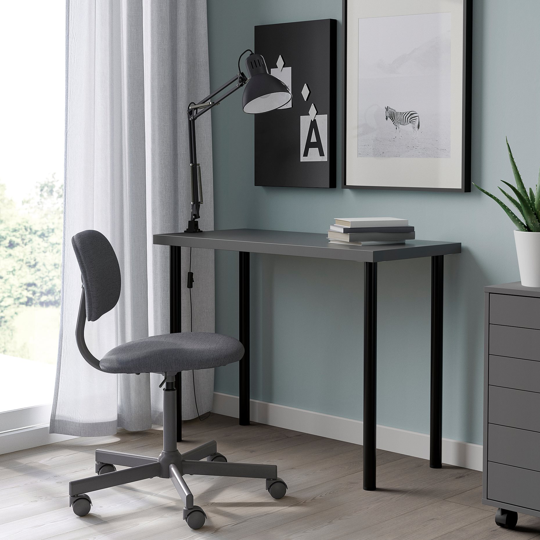 LINNMON/ADILS, table, 100x45 cm, 795.902.03