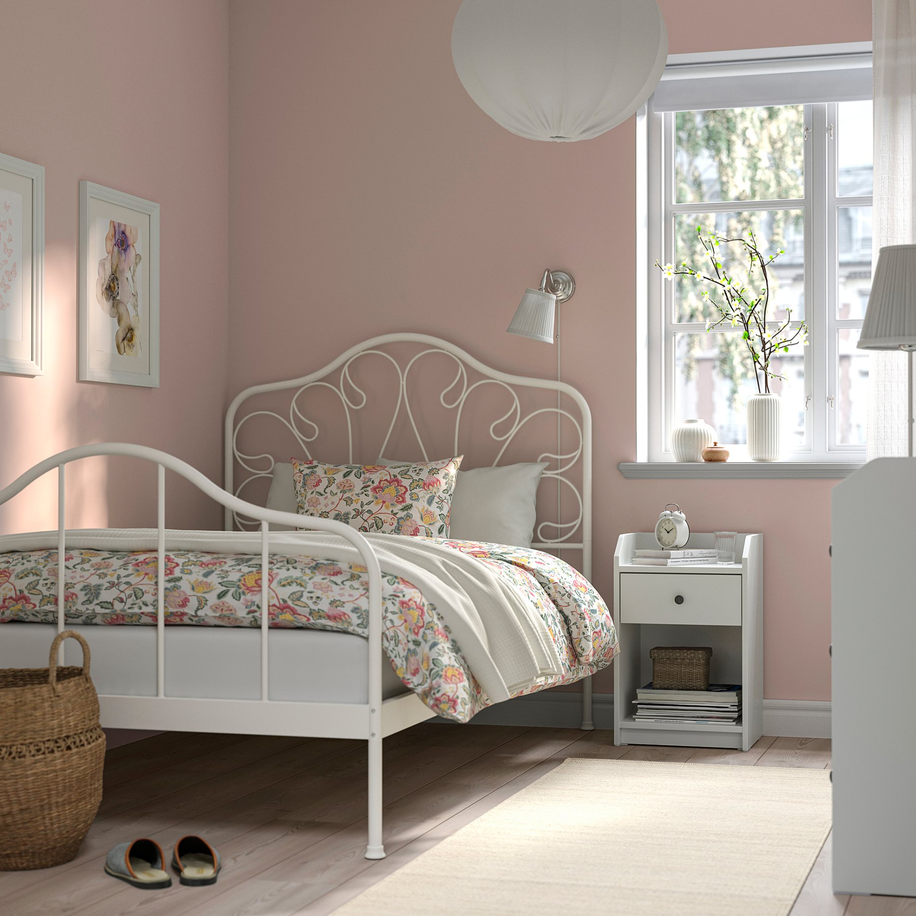 MELLGRUND, bed frame, 140x200 cm, 796.133.94