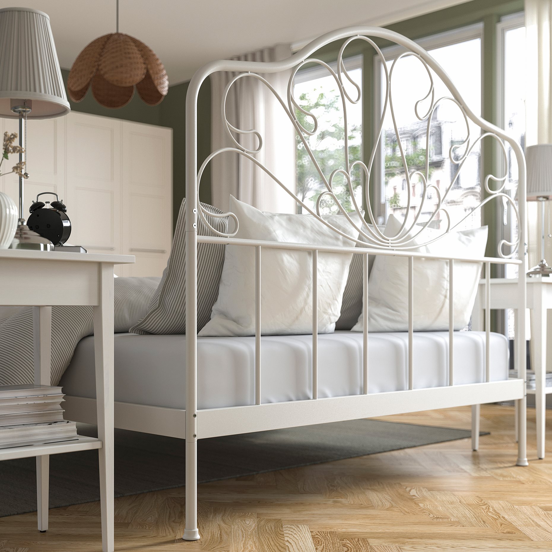 MELLGRUND, bed frame, 140x200 cm, 796.133.94