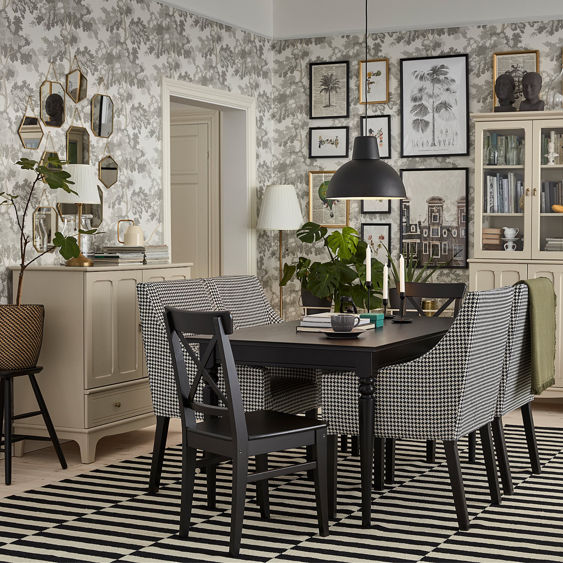 STOCKHOLM 2017, χαλί χειροποίητο/ριγέ χαμηλή πλέξη, 250x350 cm, 803.452.39