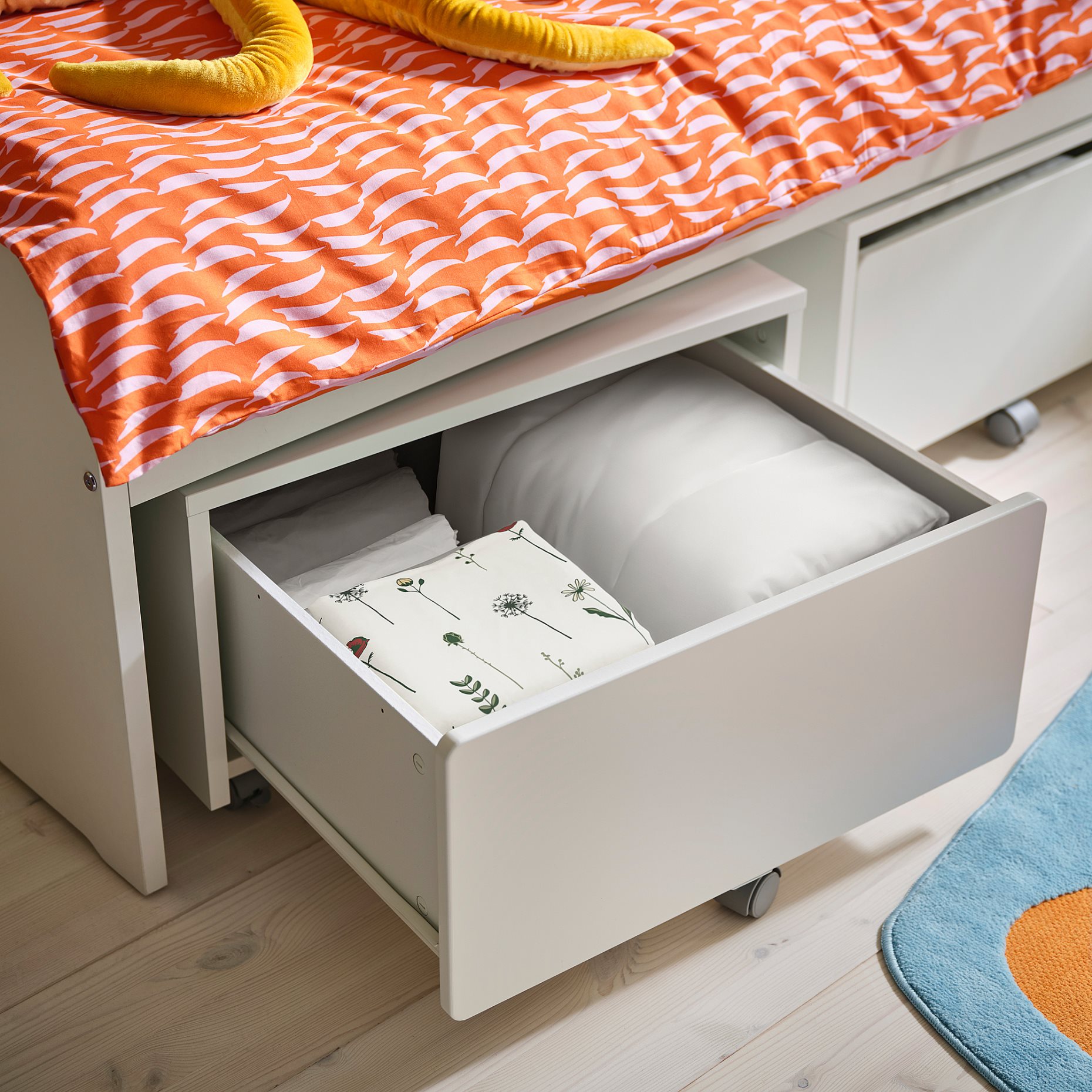 SLÄKT, storage box with castors, 803.629.74