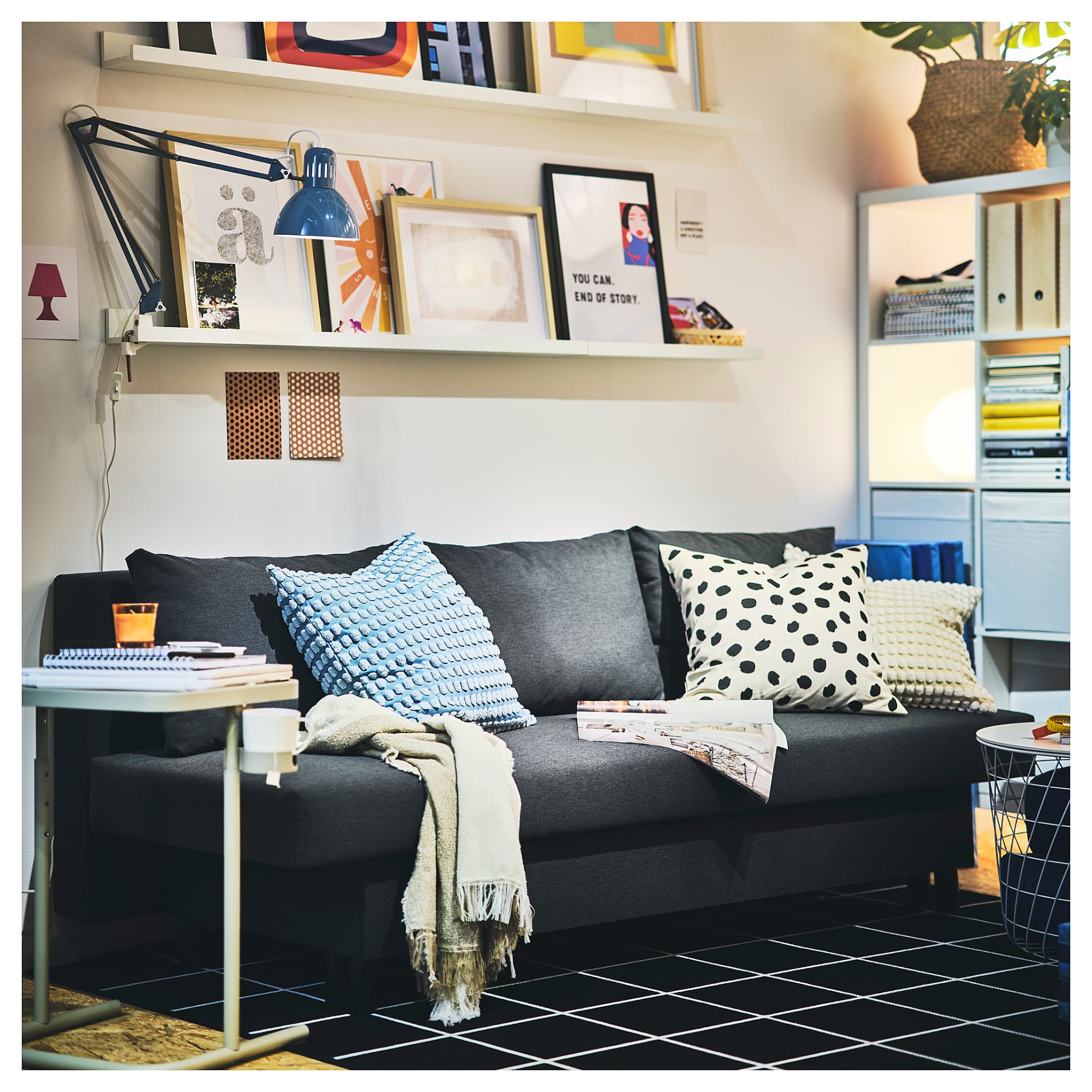 ÄLVDALEN, τριθέσιος καναπές-κρεβάτι, 804.625.96