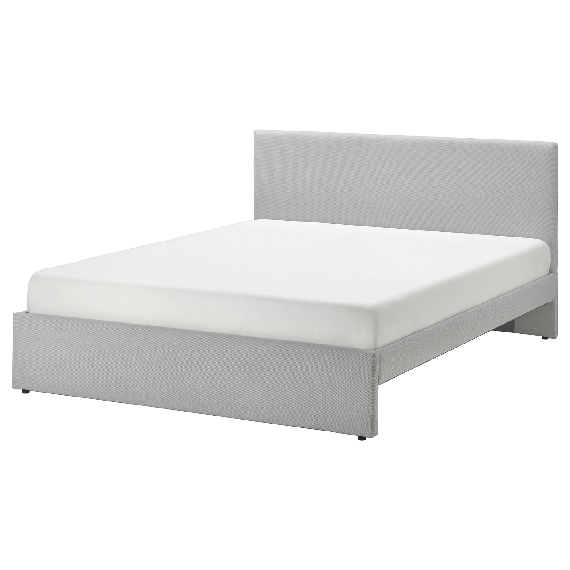 GLADSTAD, κρεβάτι με επένδυση, 160x200 cm, 804.904.53