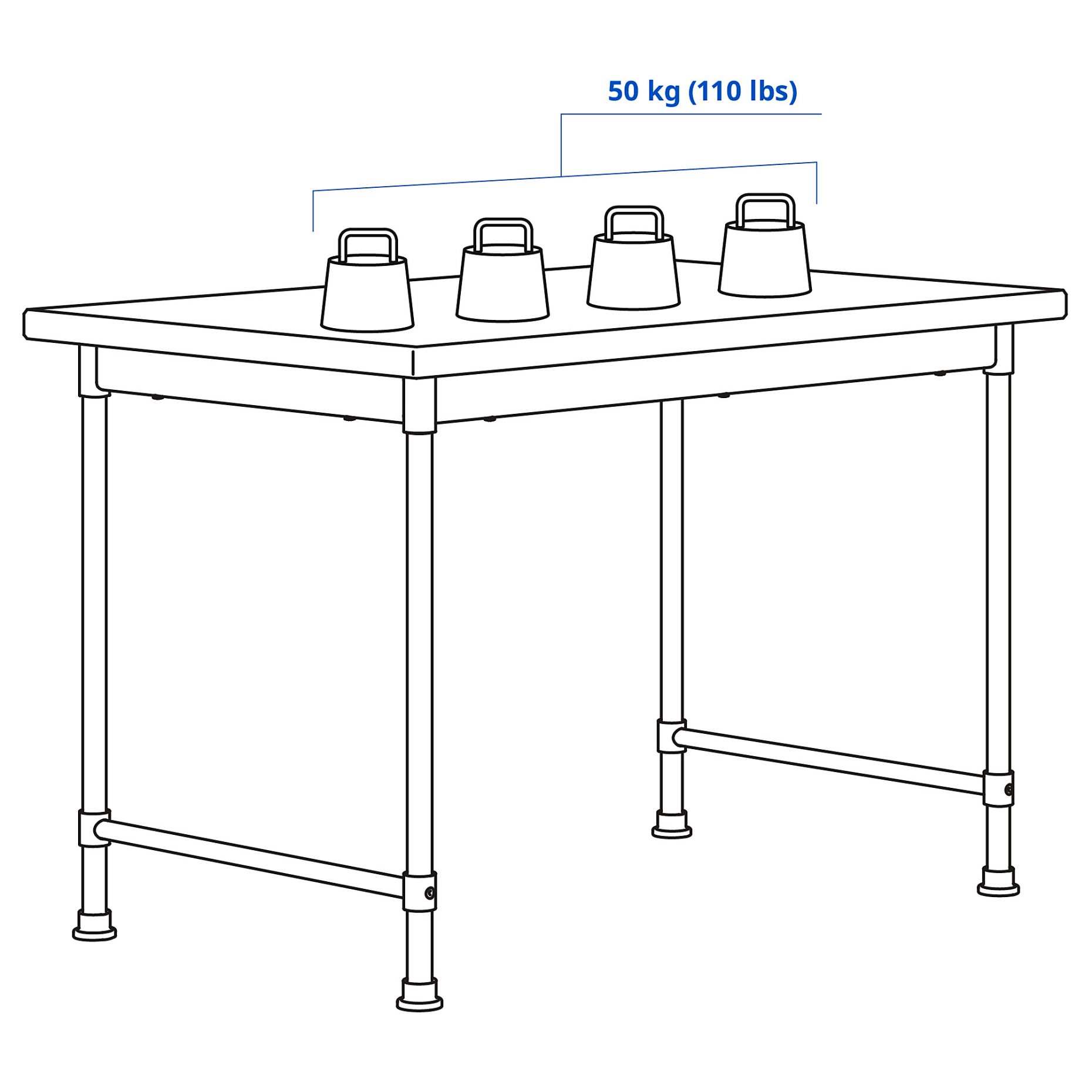 KULLABERG, γραφείο, 110x70 cm, 804.994.44