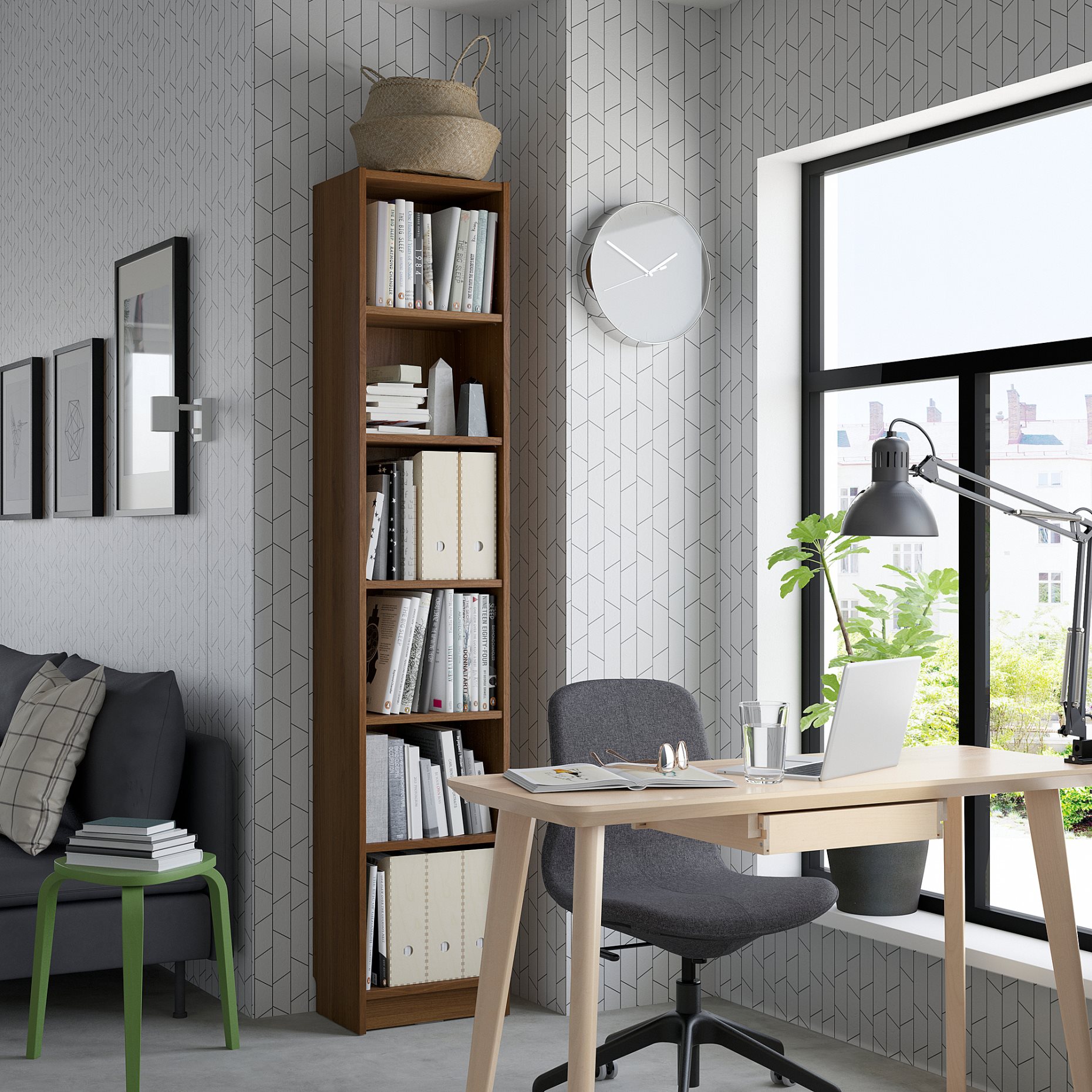 BILLY, βιβλιοθήκη, 40x28x202 cm, 805.086.41