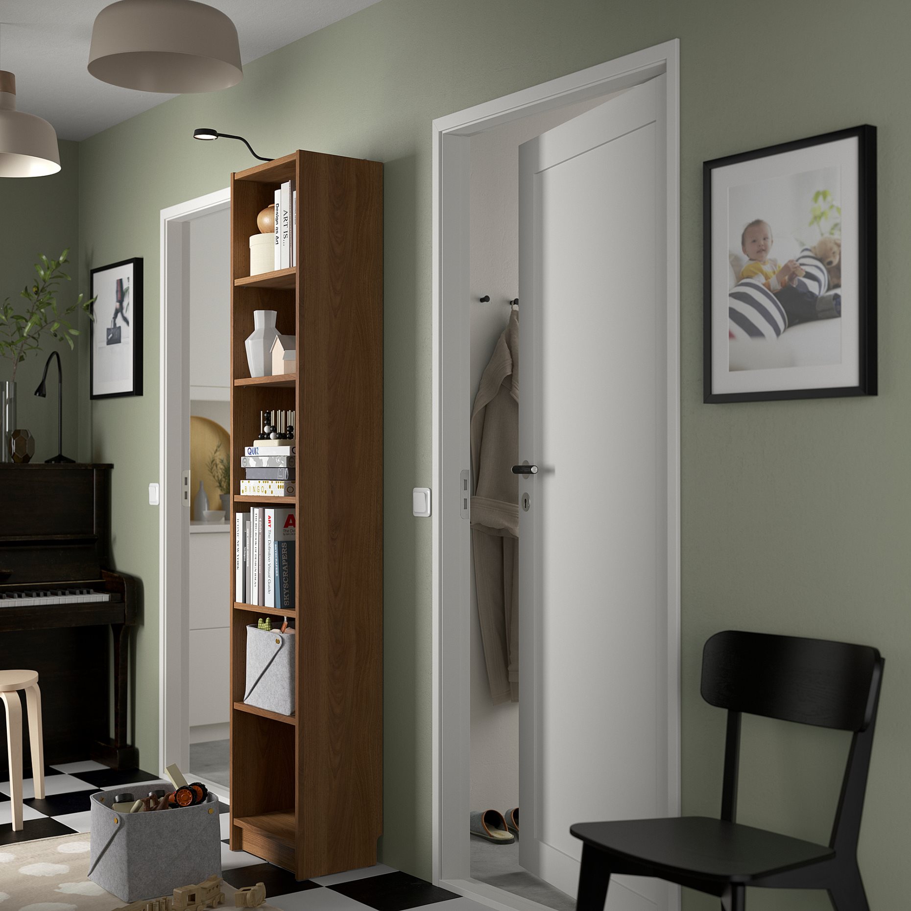 BILLY, βιβλιοθήκη, 40x28x202 cm, 805.086.41