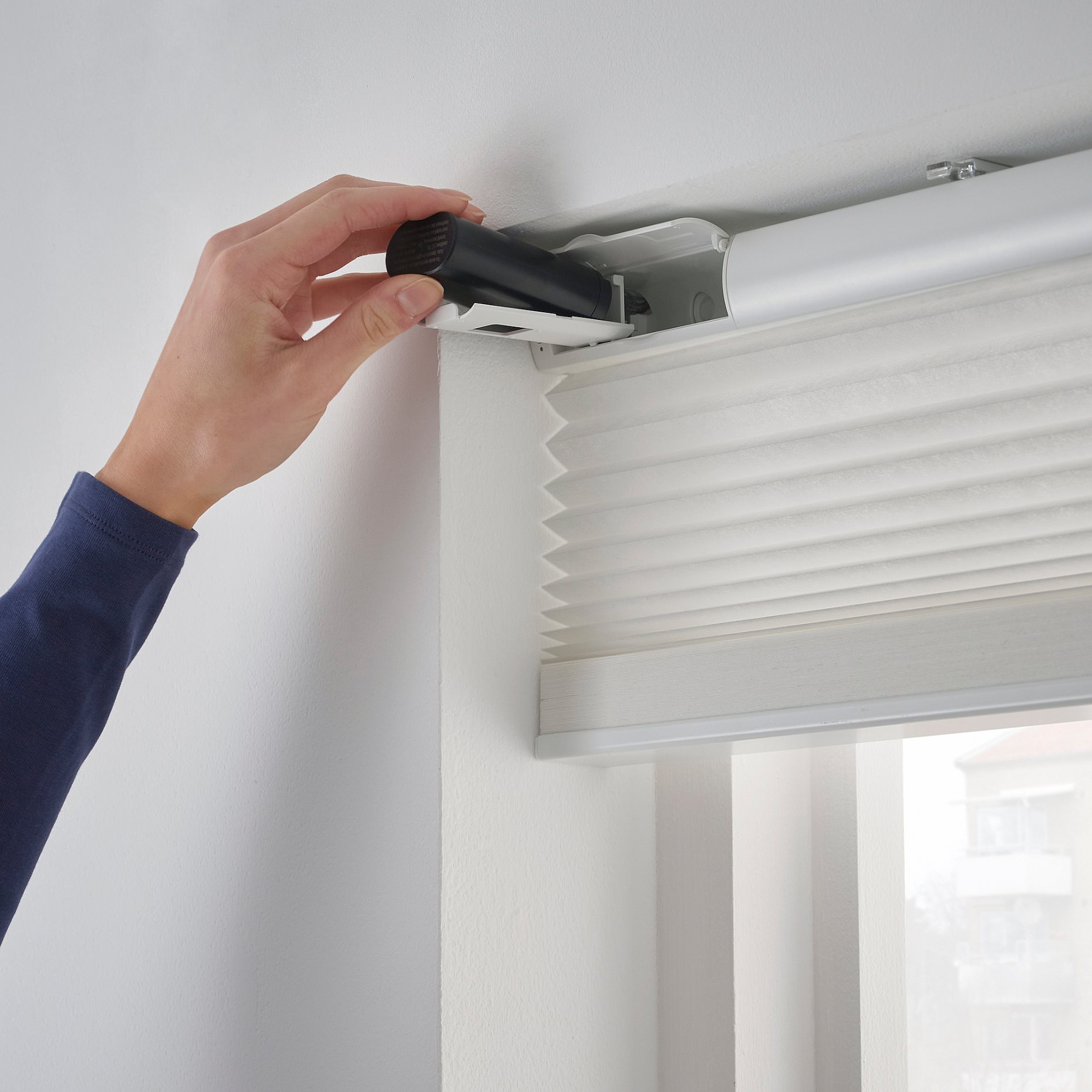 PRAKTLYSING, cellular blind/smart wireless/battery-operated, 60x195 cm, 805.142.51