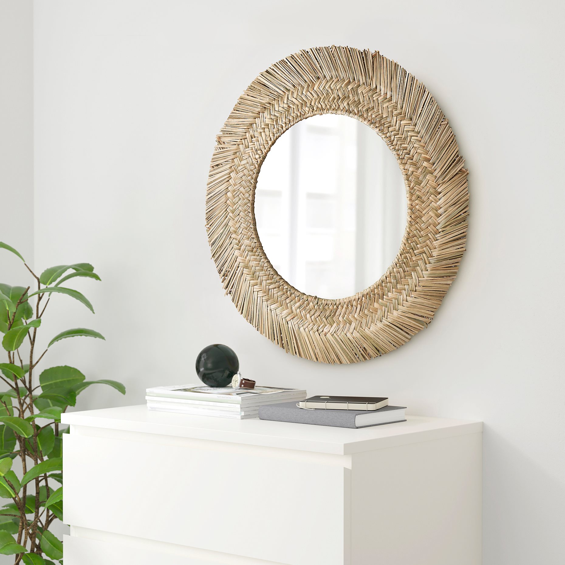 VRIGSTAD, mirror/handmade, 63 cm, 805.184.66