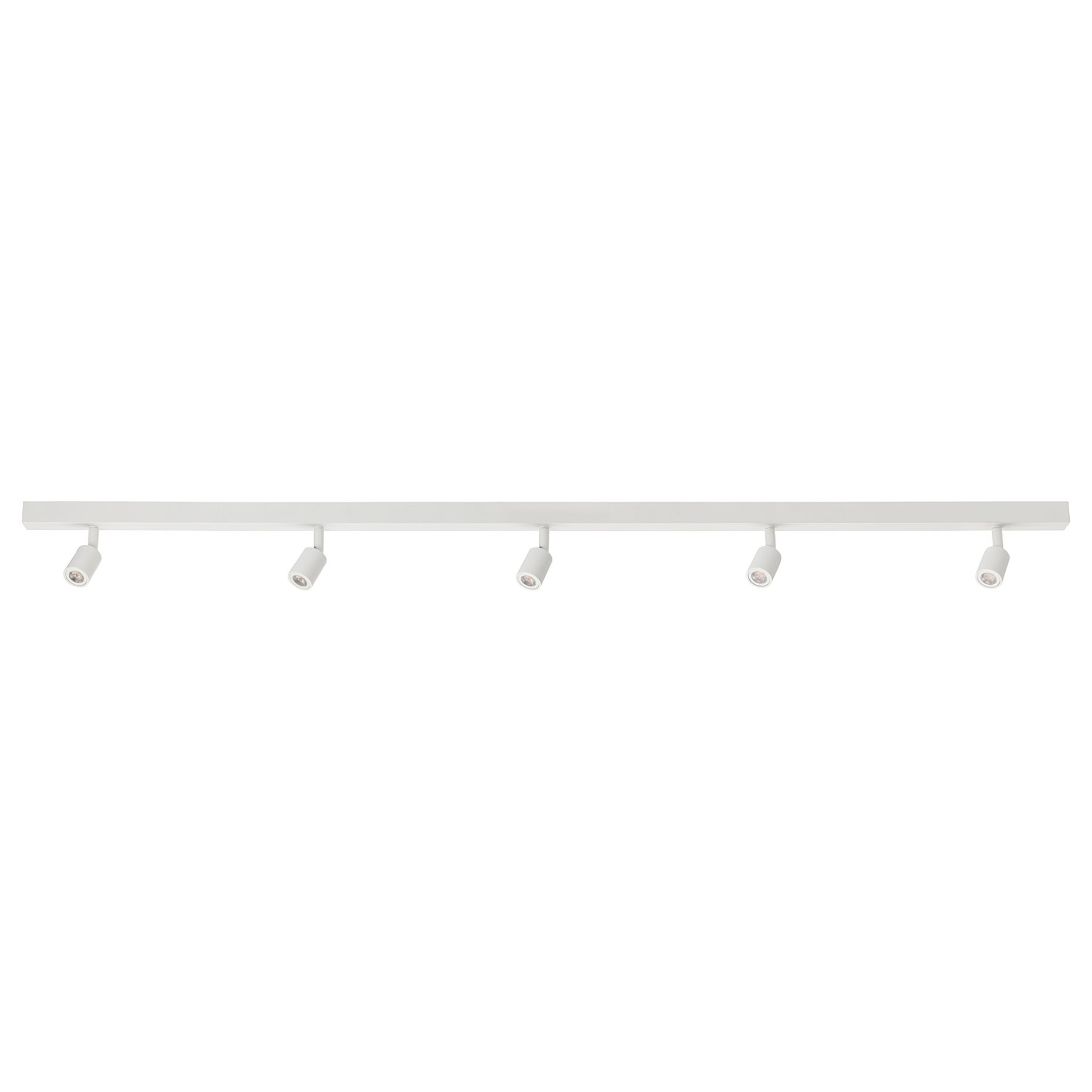 BÄVE, ceiling track with built-in LED light source, 5-spots, 805.272.39