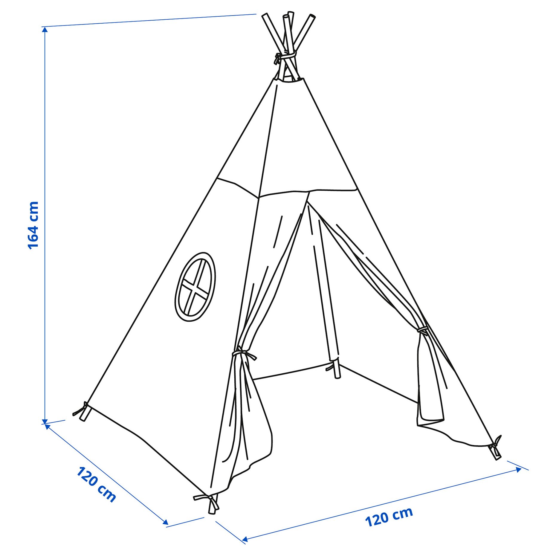 HÖVLIG, childrens tent, 805.348.76
