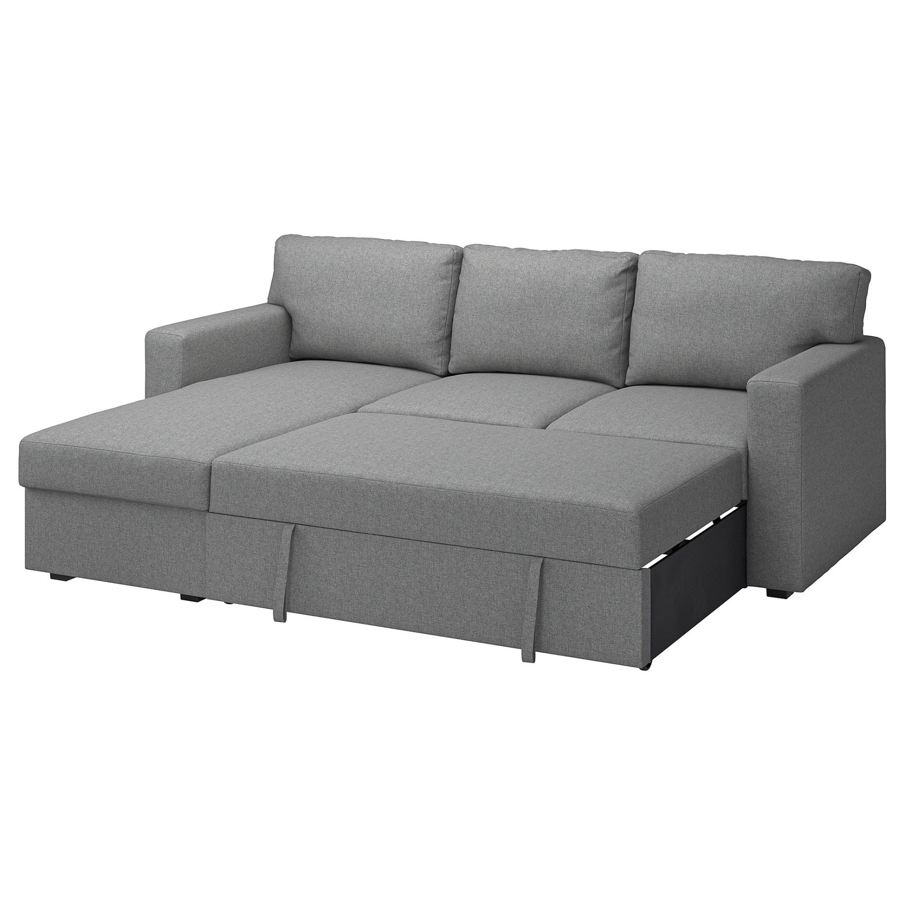 BARSLOV, 3-seat sofa-bed with chaise longue, 805.415.94