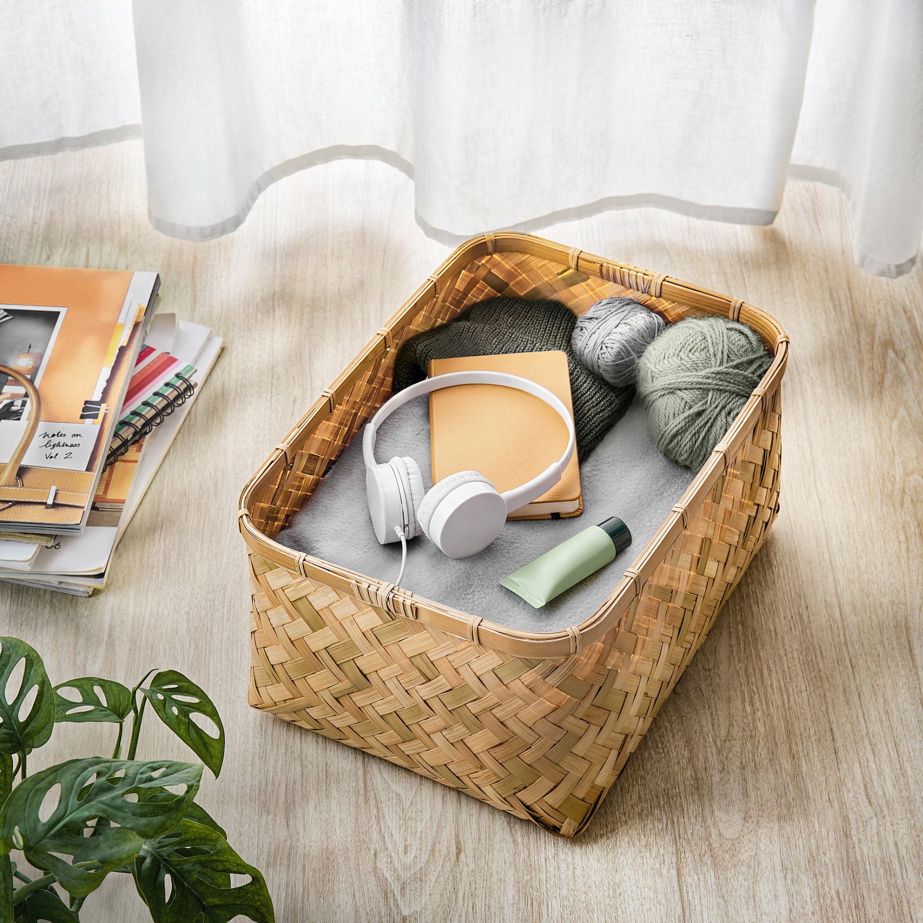 MJOLKKANNA, basket, 25x35x18 cm, 805.568.87