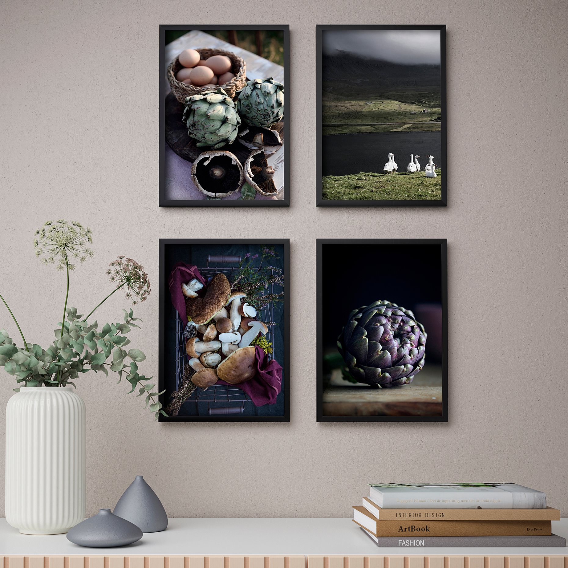 BILD, πόστερ/Στην εξοχή, 4 τεμ. 21x30 cm, 805.606.86