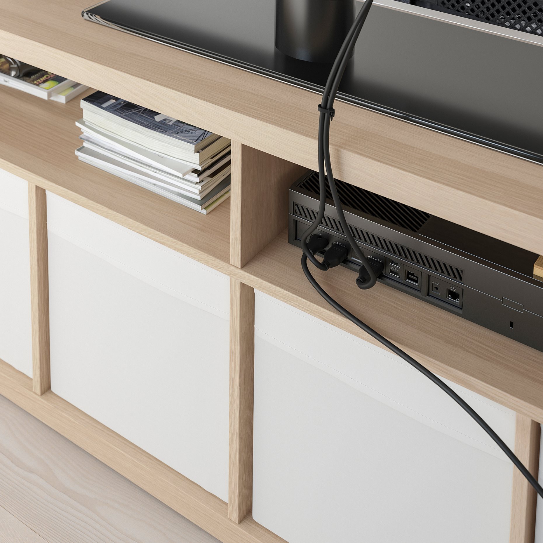 KALLAX, έπιπλο TV, 147x60 cm, 805.620.96