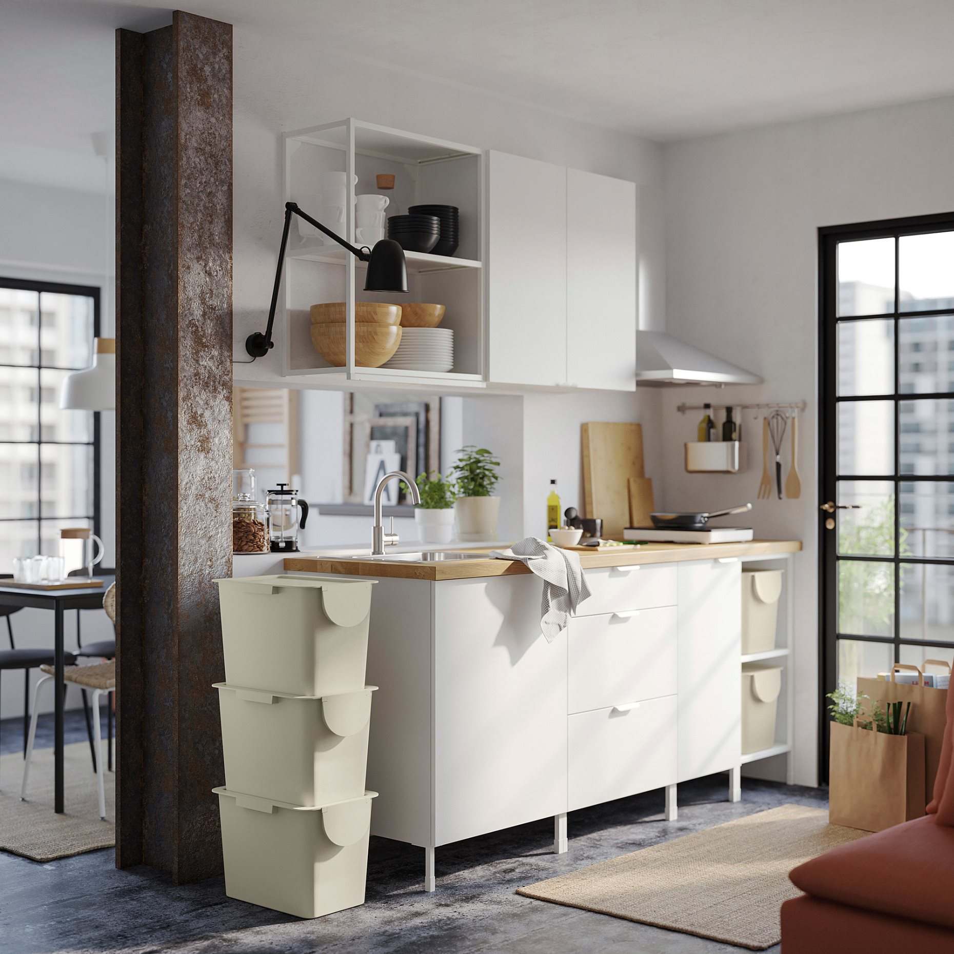 TRÖSKNING, κάδος με καπάκι, 25 l, 805.922.58