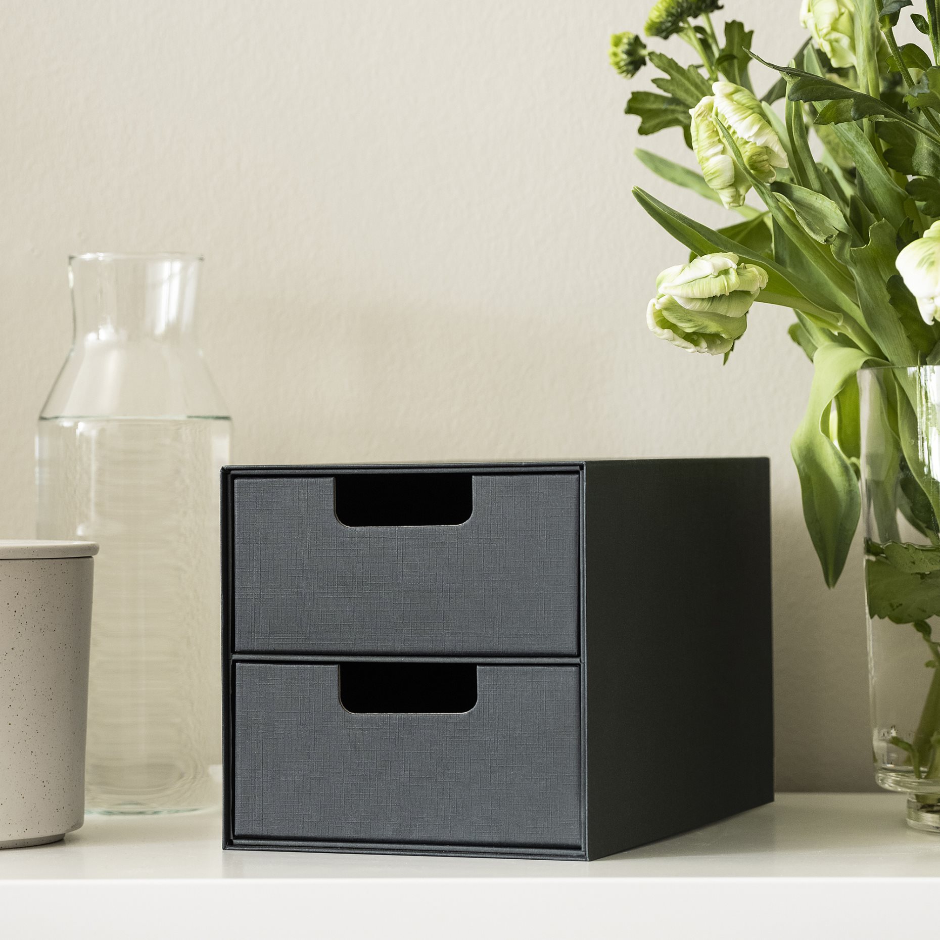 FJÄDERHARV, mini chest with 2 drawers, 16x25 cm, 805.968.93