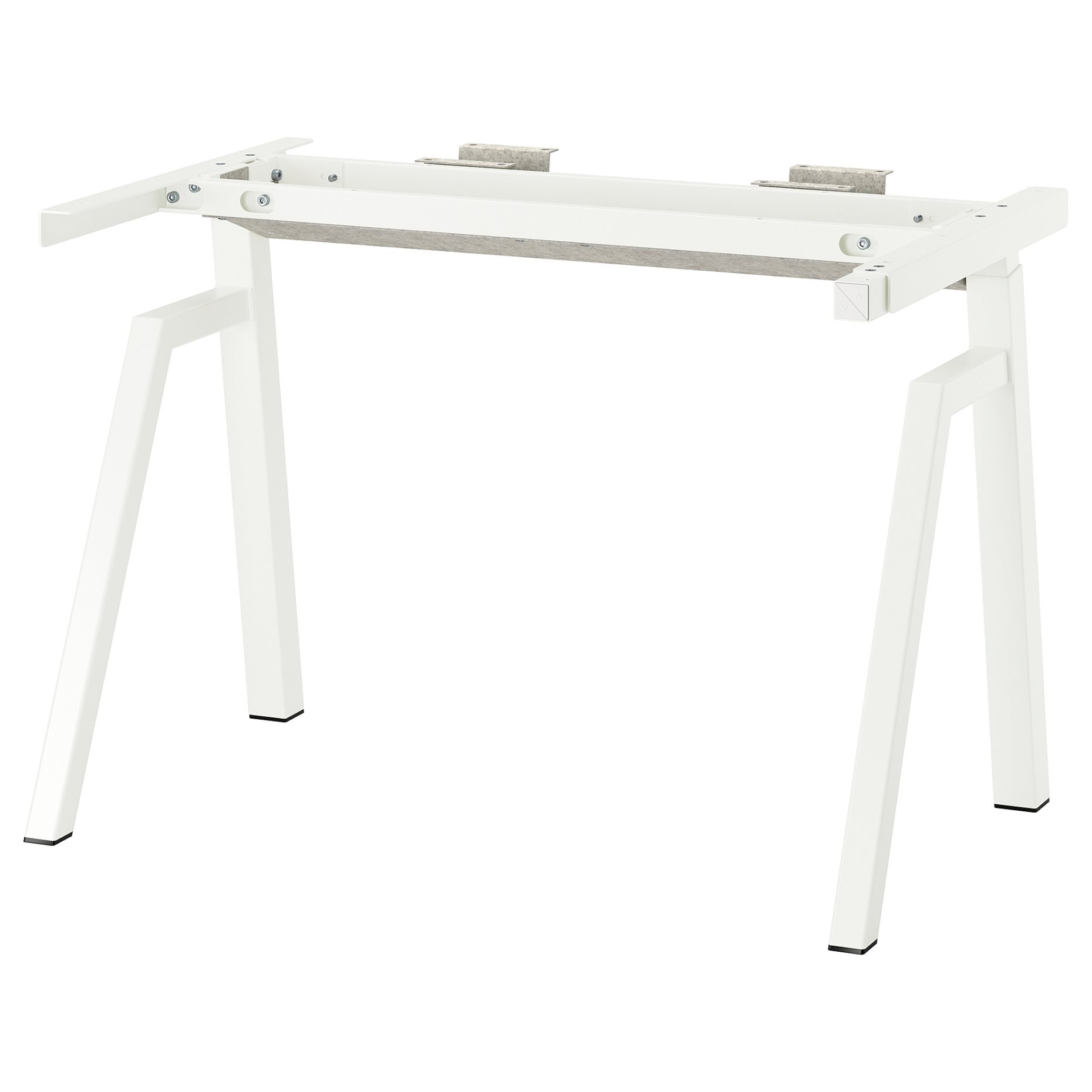 TROTTEN, underframe sit/stand for table top/electric, 120x70 cm, 805.984.15