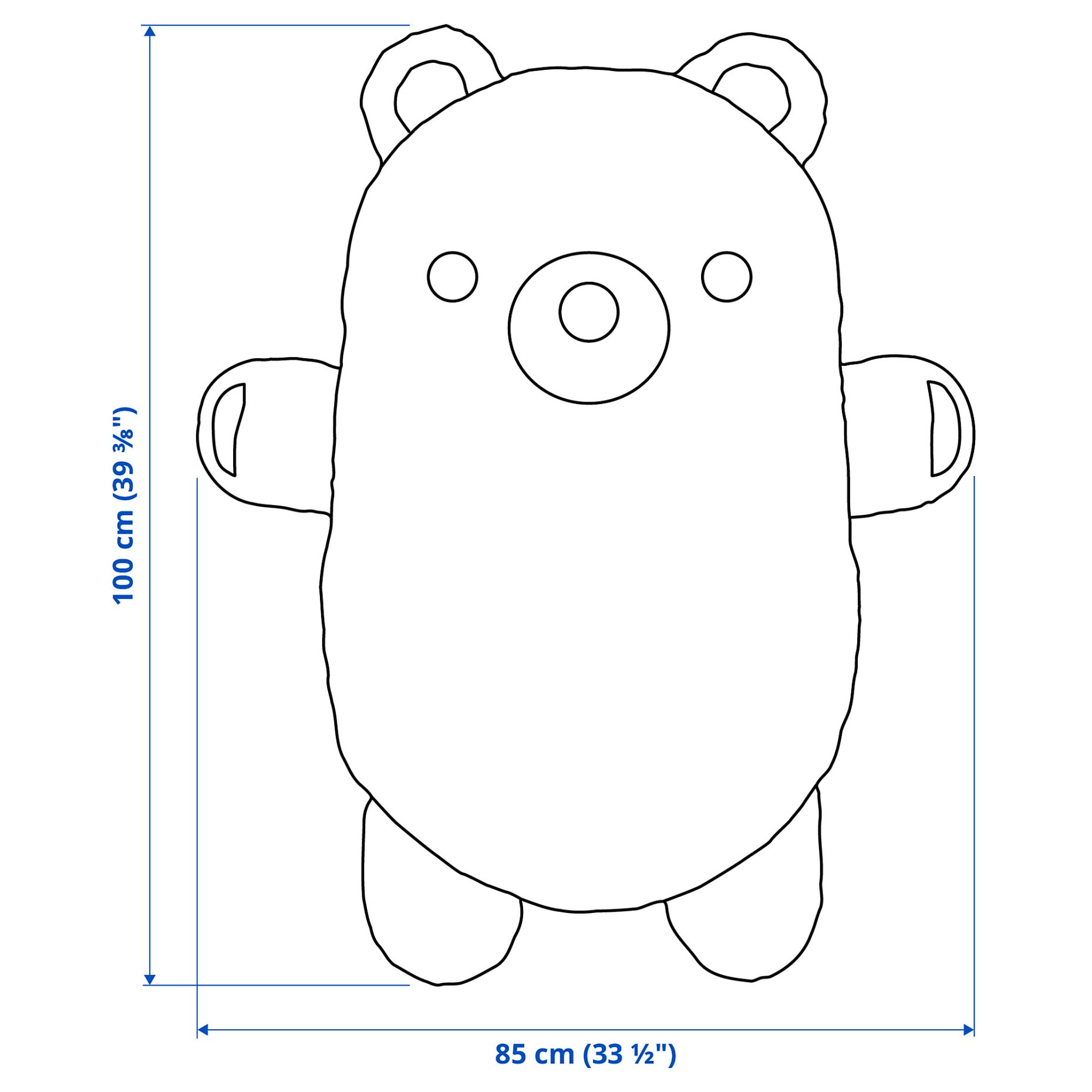 GREJSIMOJS, soft toy, 100 cm, 806.020.83