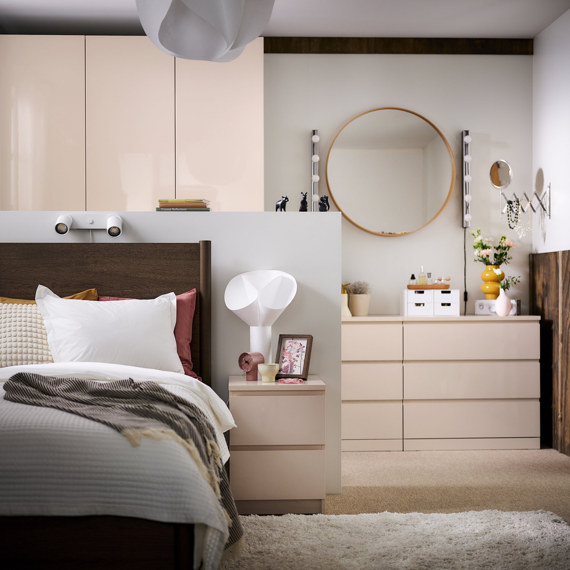 MALM, συρταριέρα με 2 συρτάρια, 40x55 cm, 806.045.72