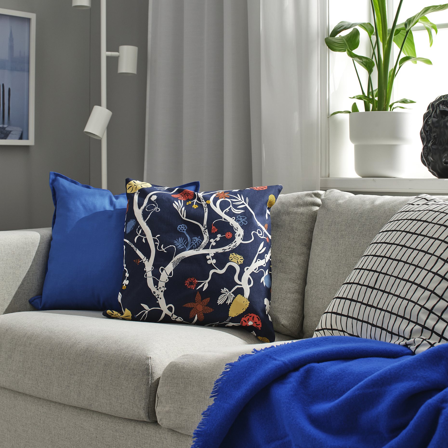 REVFINGERÖRT, κάλυμμα μαξιλαριού, 50x50 cm, 806.046.33