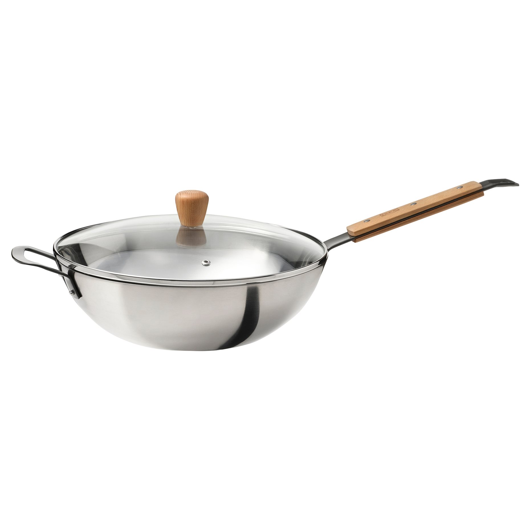 VARDAGEN, wok with lid, 32 cm, 806.048.45