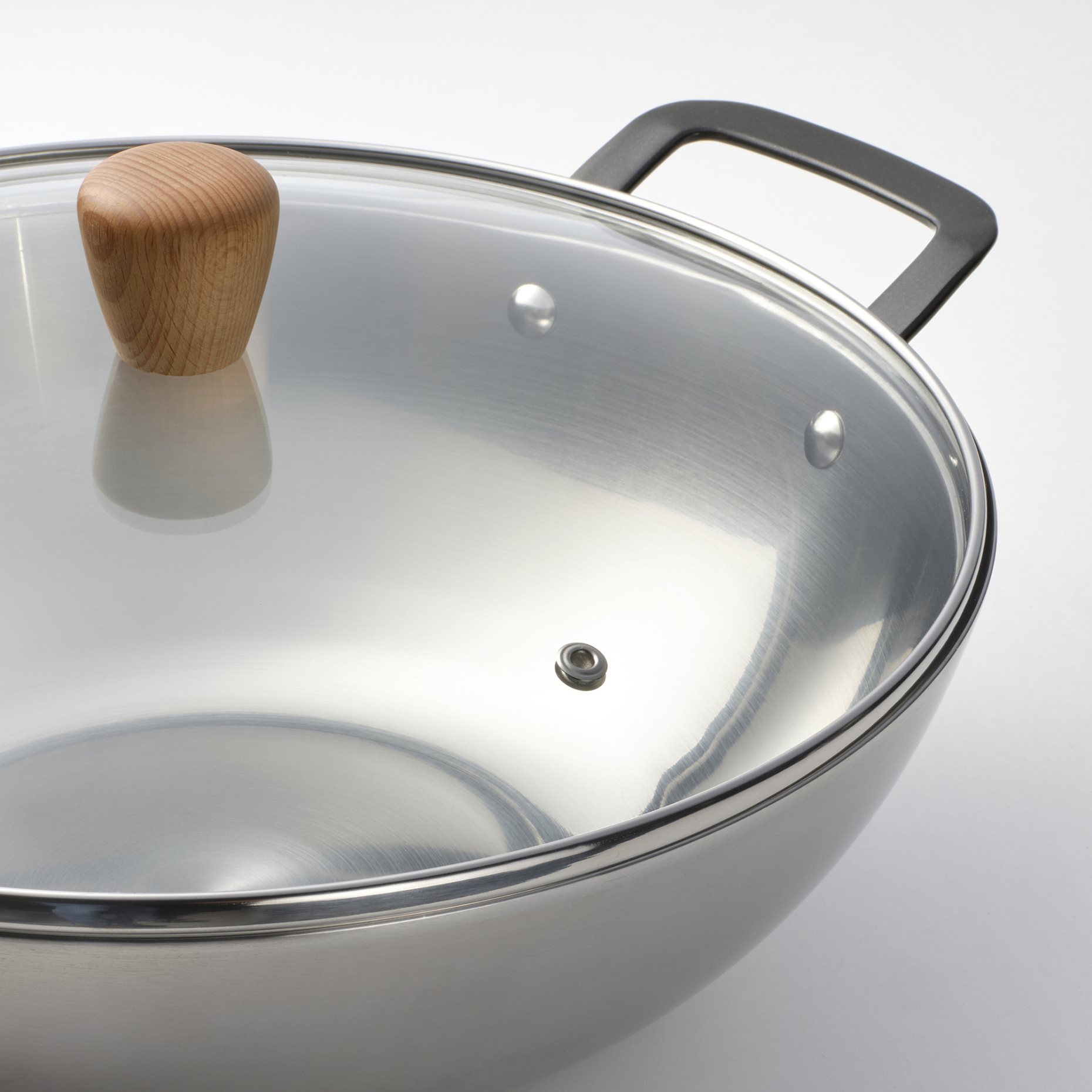 VARDAGEN, wok with lid, 32 cm, 806.048.45