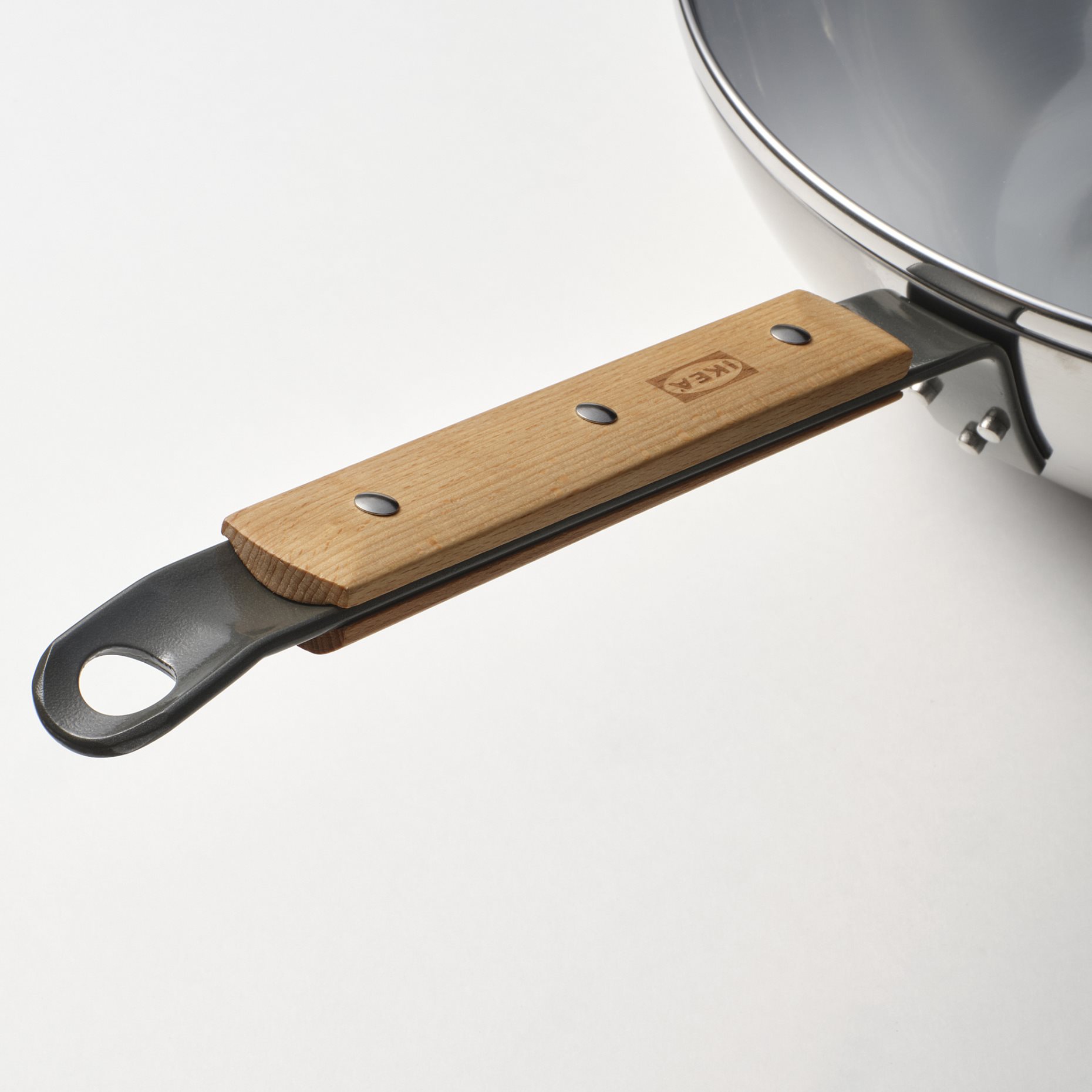 VARDAGEN, wok with lid, 32 cm, 806.048.45