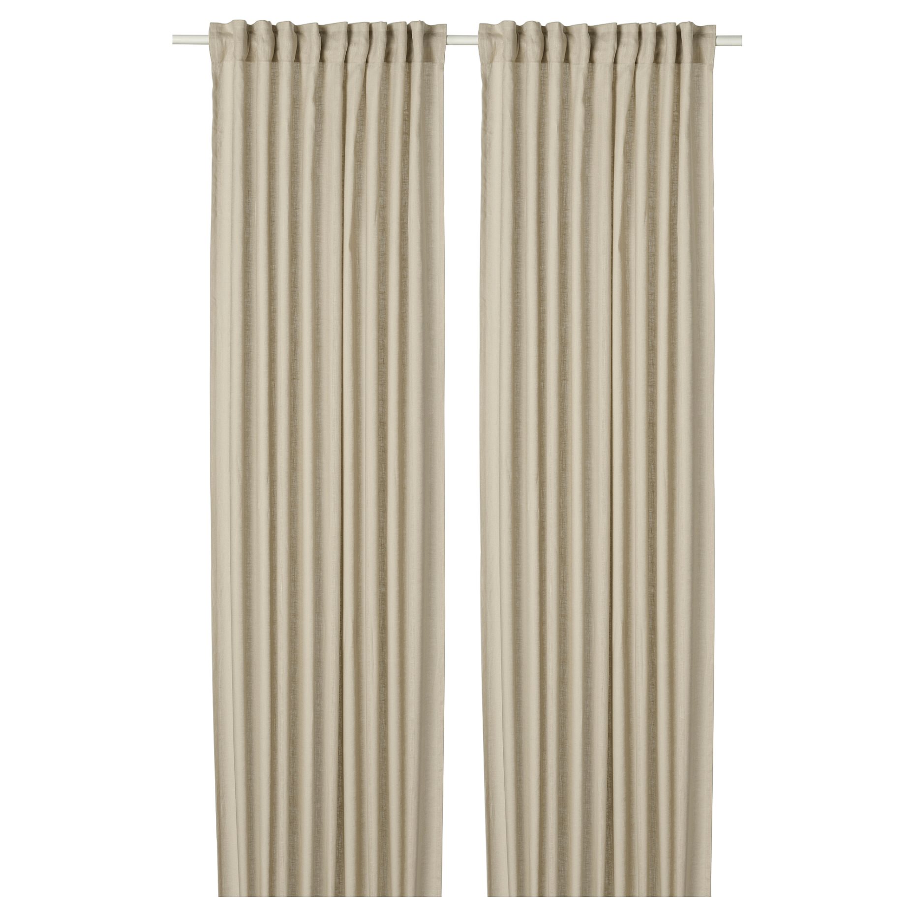 DYTÅG, κουρτίνα με τρέσα, 2 τεμ. 145x300, 806.078.20