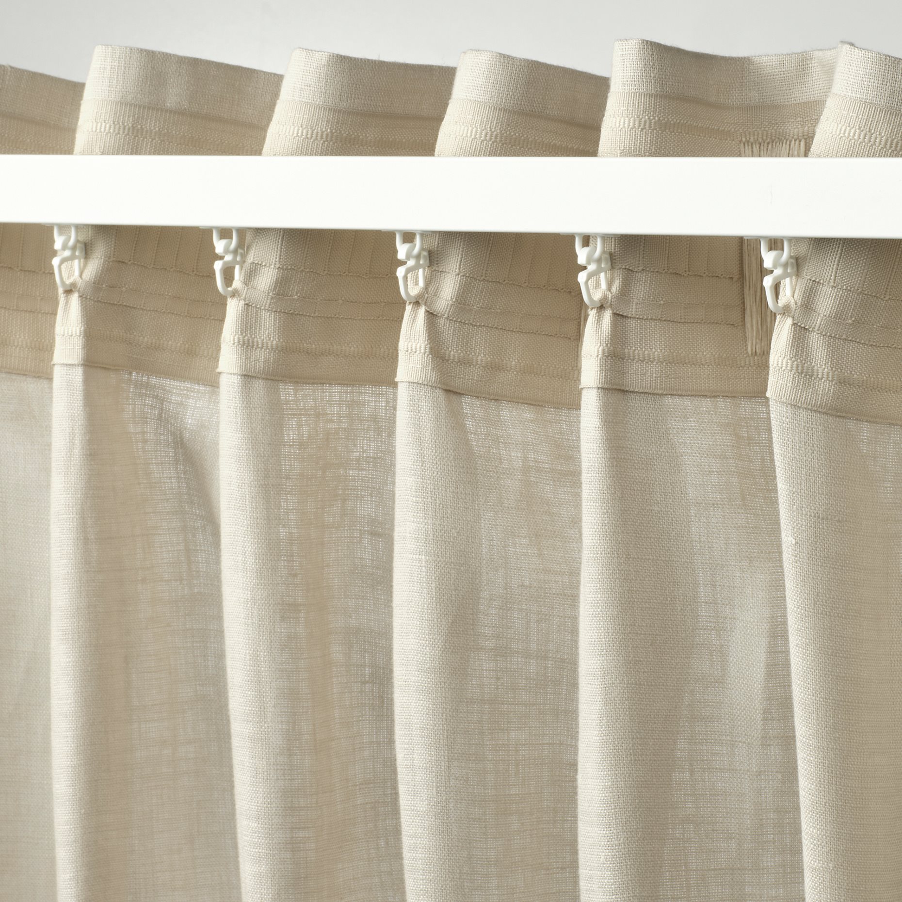 DYTÅG, curtains with heading tape/1 pair, 145x300 cm, 806.078.20