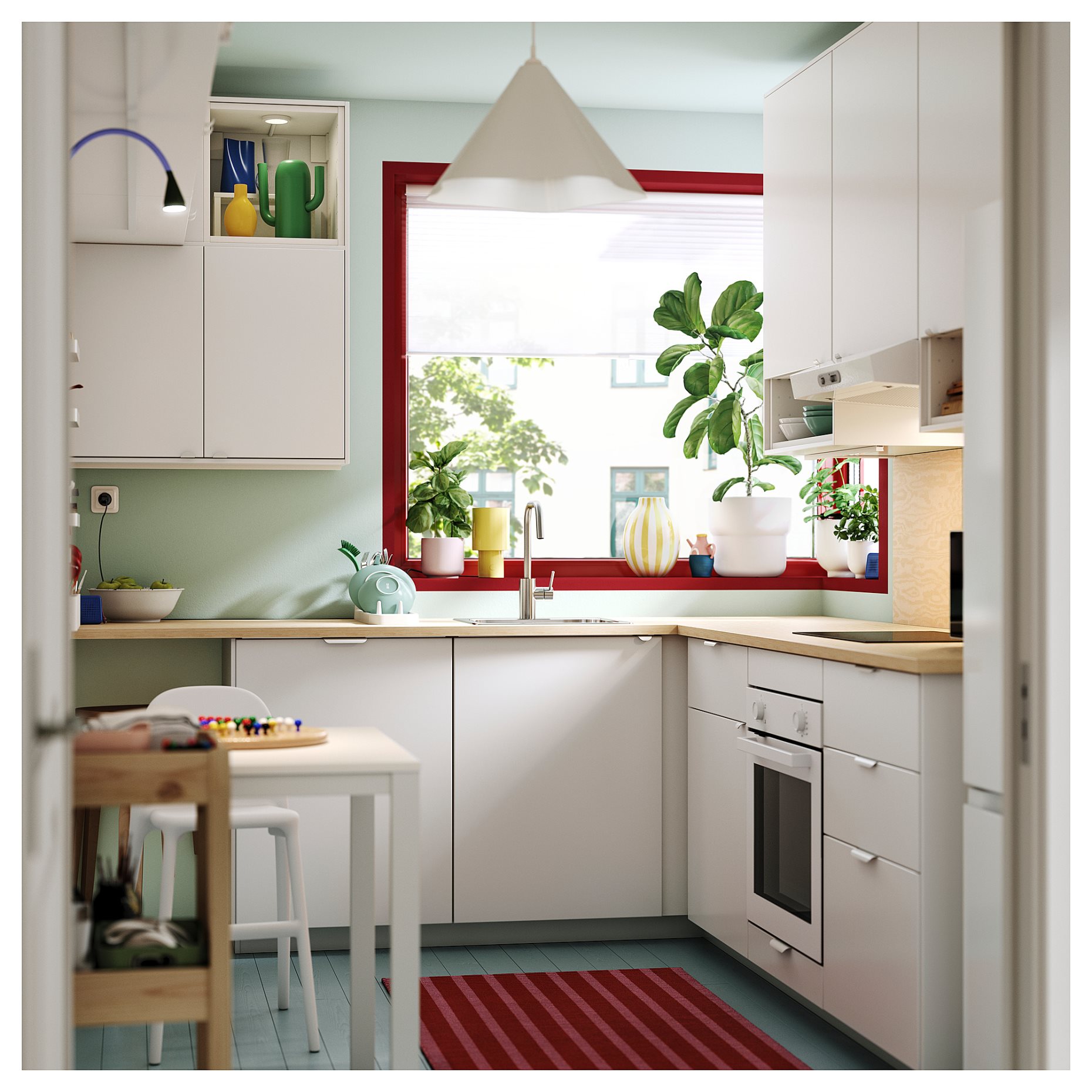 EKBACKEN, πάγκος κουζίνας, 246x2.8 cm, 806.090.46