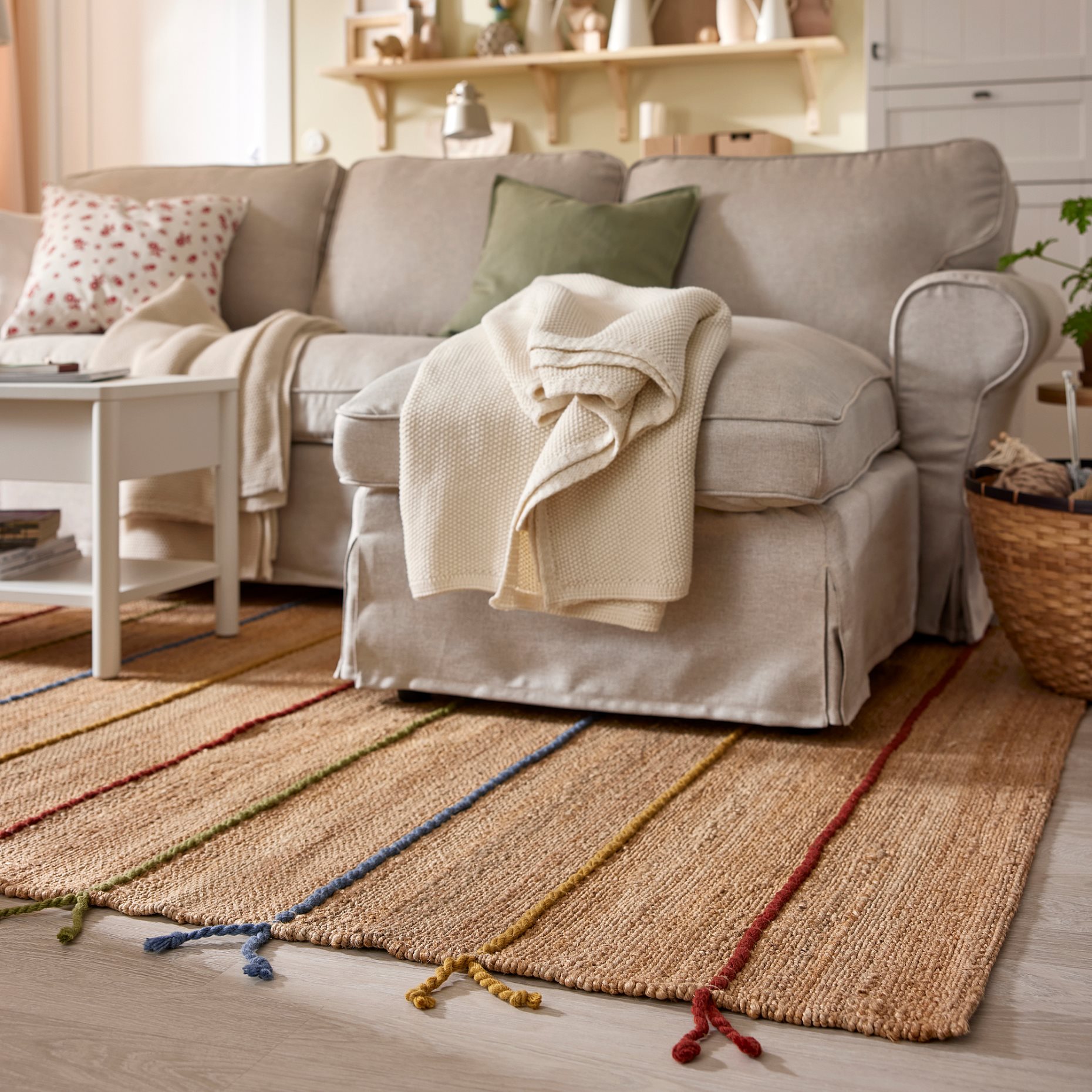 RAKLEV, χαλί χαμηλή πλέξη/χειροποίητο, 170x240 cm, 806.108.89