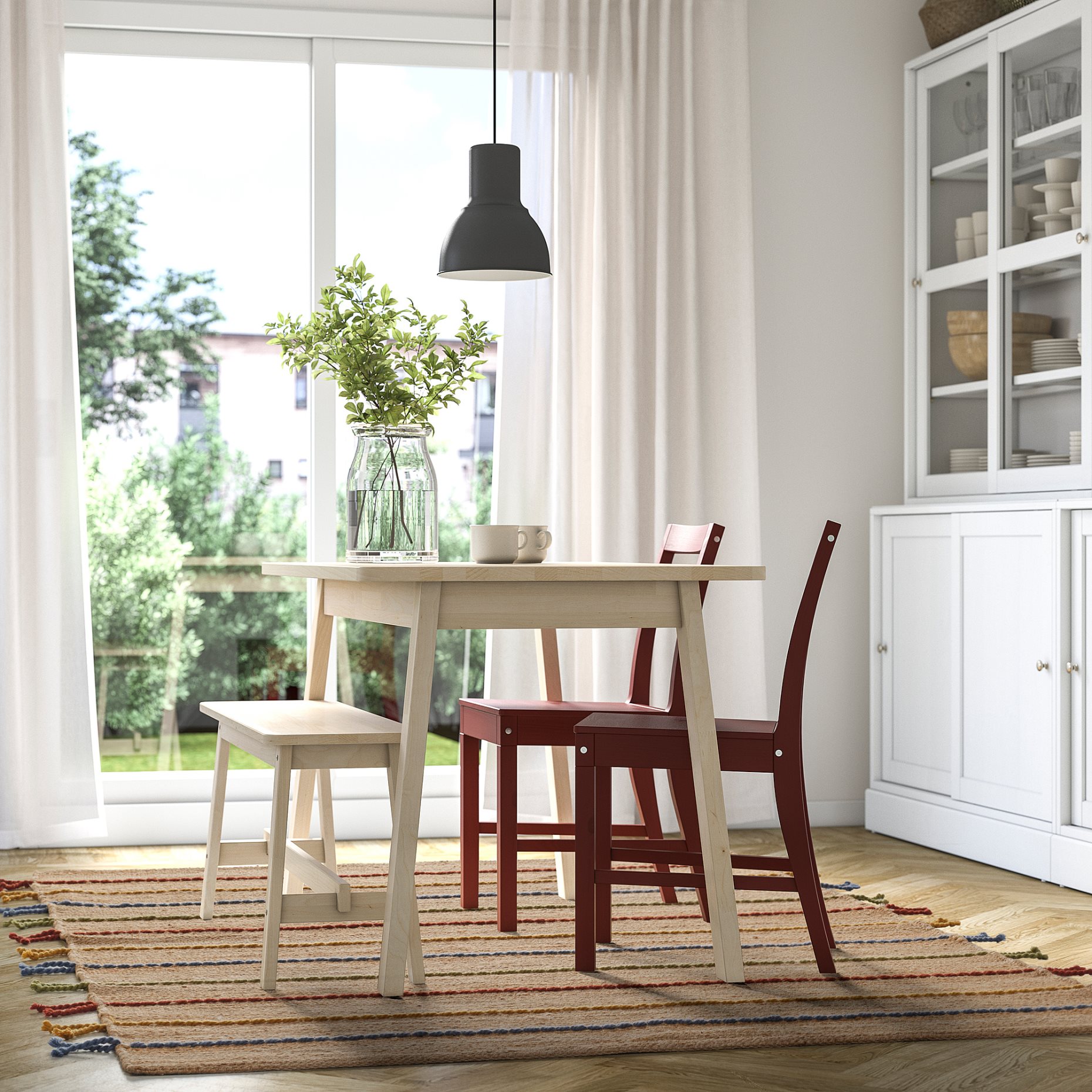 RAKLEV, χαλί χαμηλή πλέξη/χειροποίητο, 170x240 cm, 806.108.89