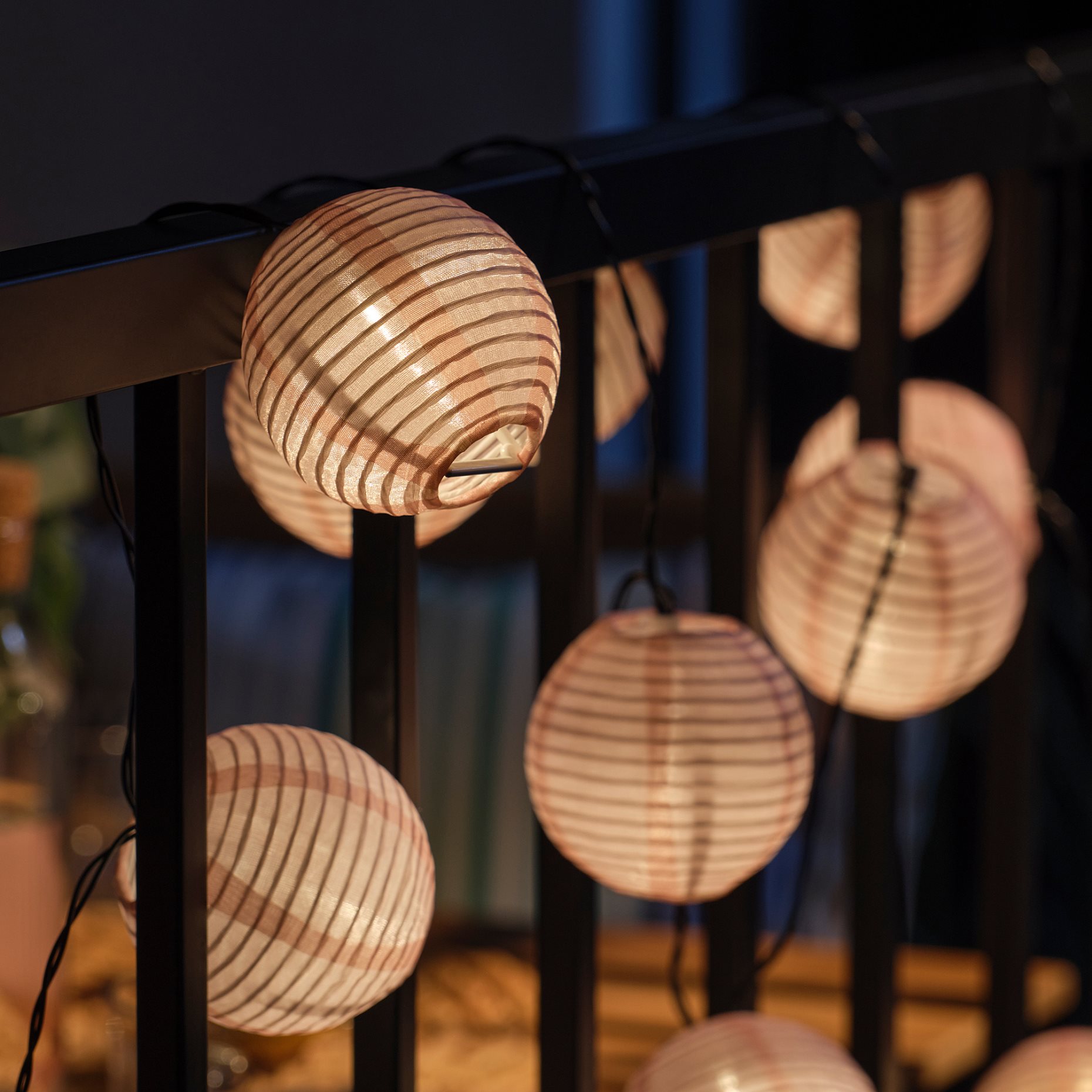 SOLVINDEN, lighting chain with built-in LED light source/12 lights, battery-operated, 806.154.86