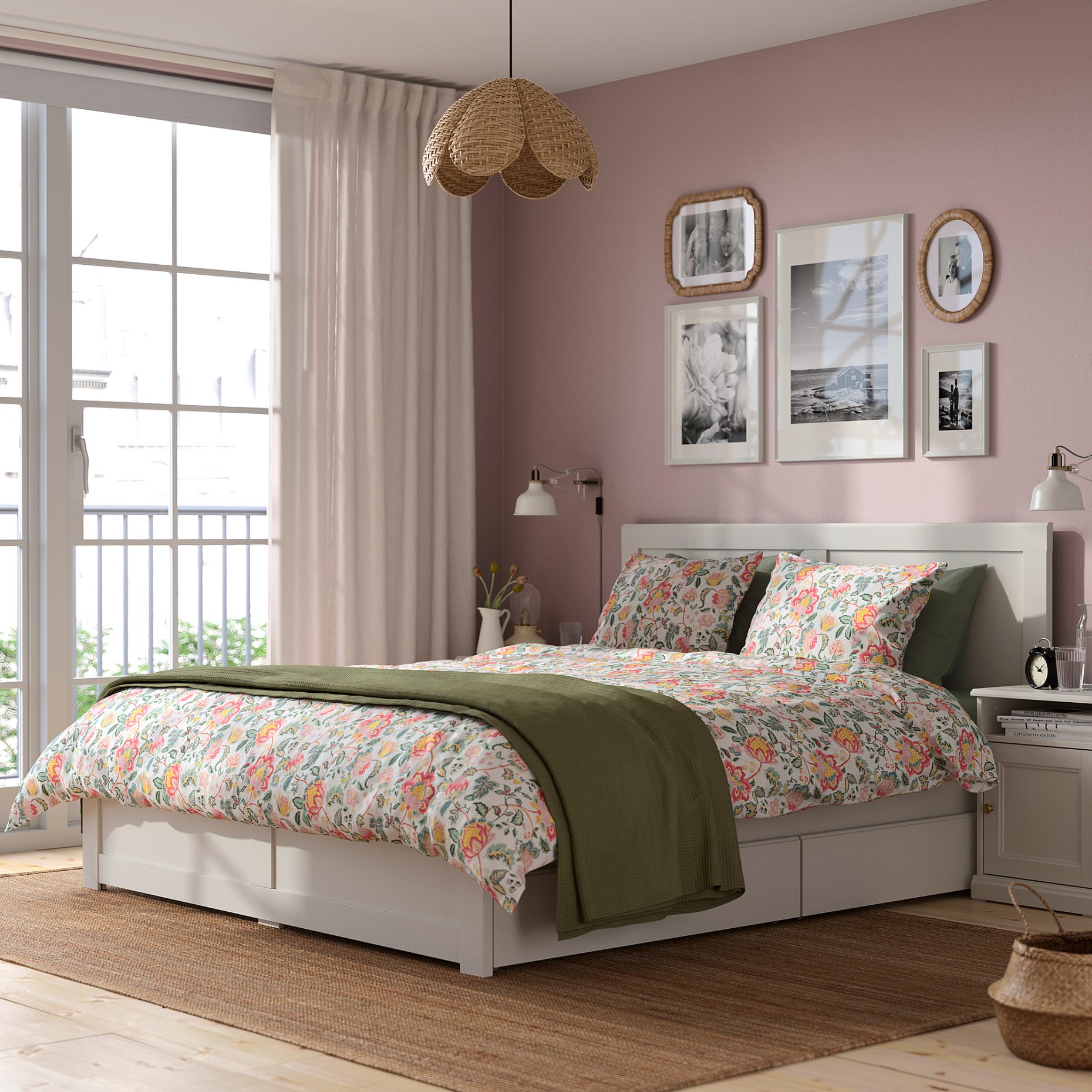 FÅGELFJÄLLET, bed storage box set of 2, 200 cm, 806.185.26