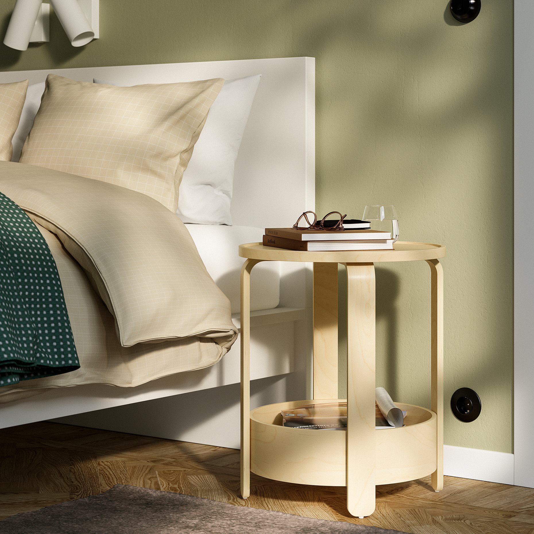 BORGEBY, βοηθητικό τραπέζι, 46 cm, 806.198.80