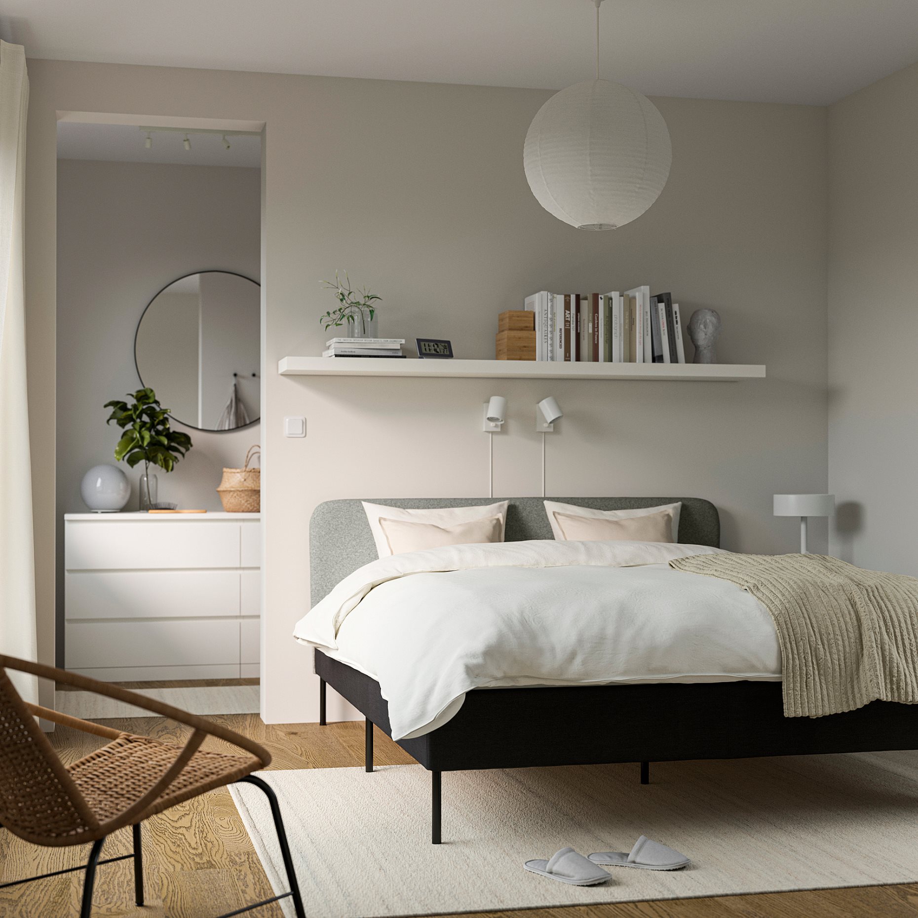 SLATTUM, κάλυμμα για κεφαλάρι, 160 cm, 806.244.57