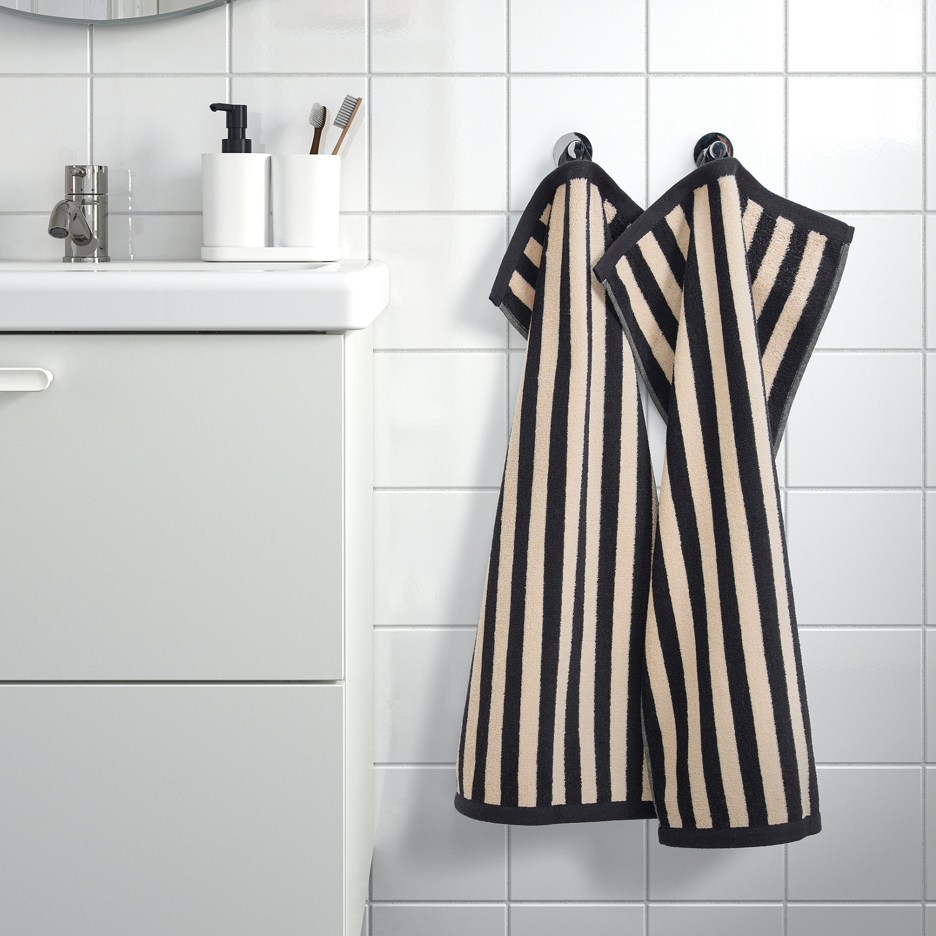 SLANHOSTMAL, hand towel, 40x70 cm, 806.257.01