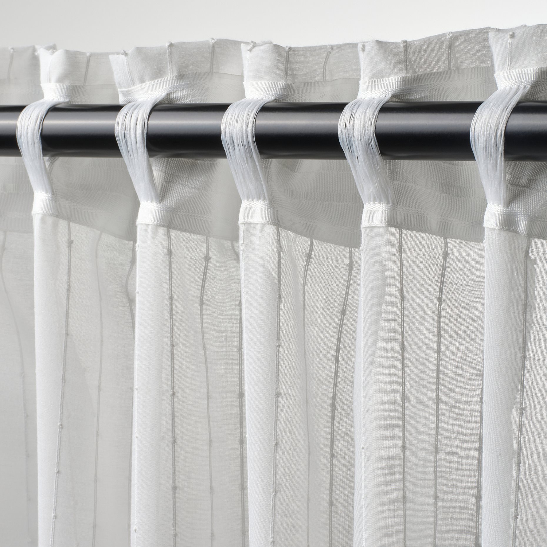 MATILDA, διαφανής κουρτίνα με τρέσα, 2 τεμ. 145x280 cm, 806.293.08