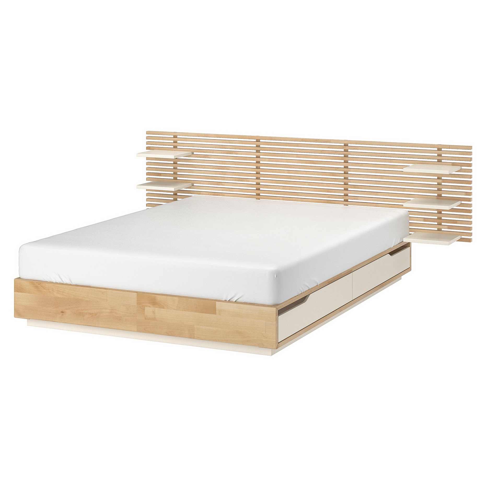 MANDAL, κρεβάτι με κεφαλάρι, 160x202 cm, 890.949.48