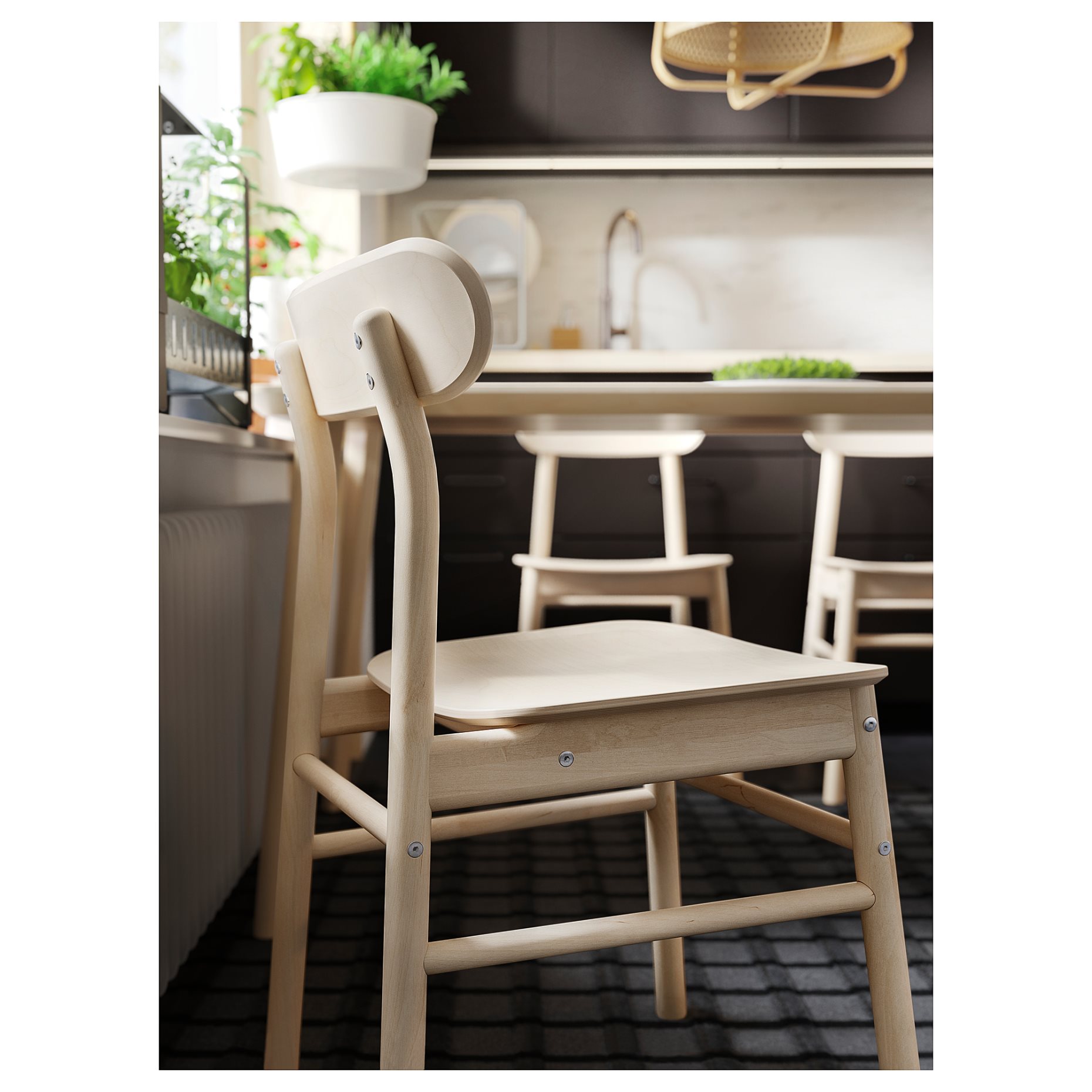 NORDVIKEN/RONNINGE, table and 4 chairs, 893.051.68