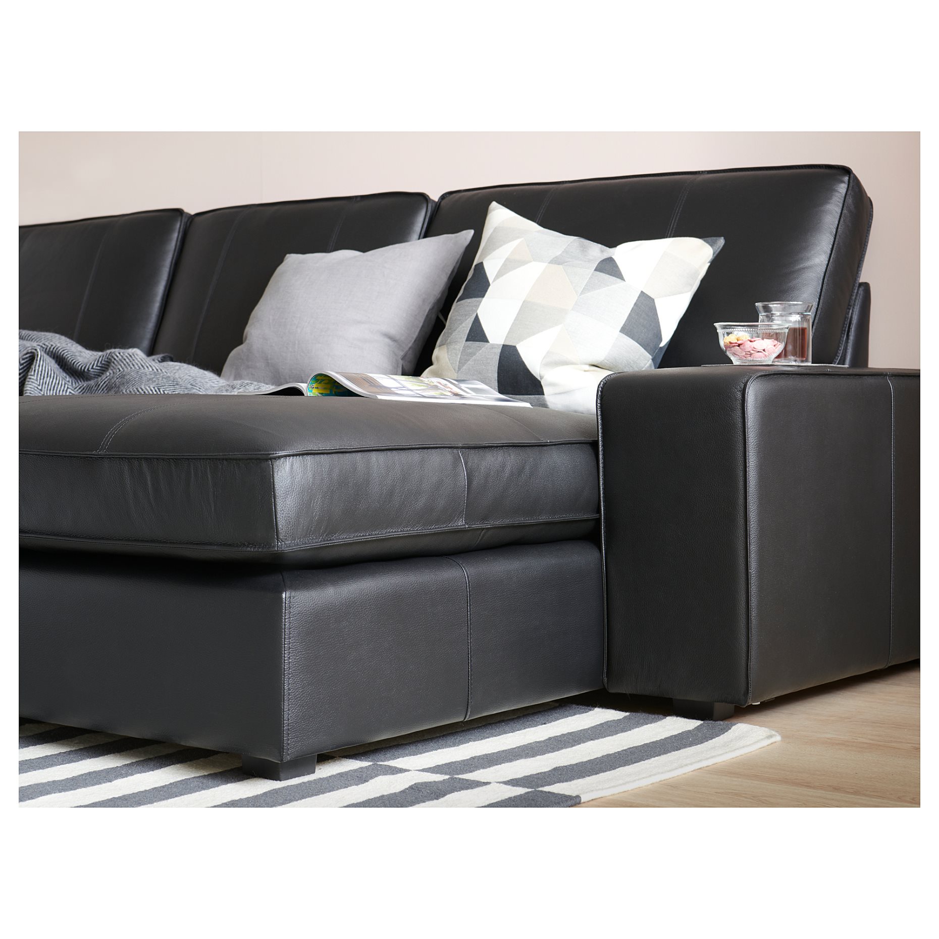 KIVIK, 3-seat sofa with chaise longue, 894.431.84