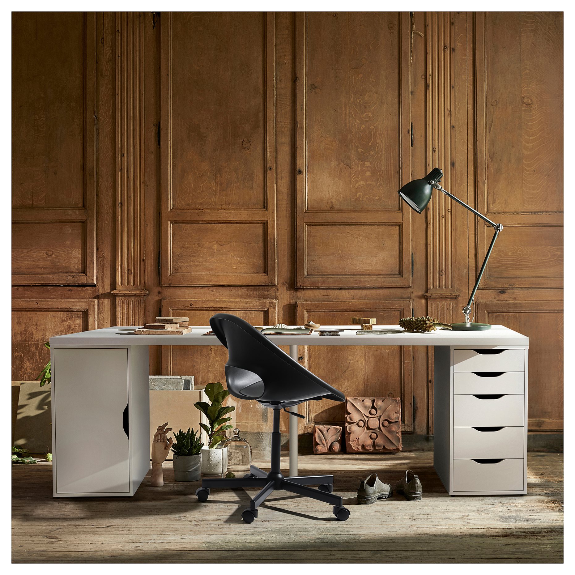 LAGKAPTEN/ALEX, γραφείο, 200x60 cm, 895.216.95