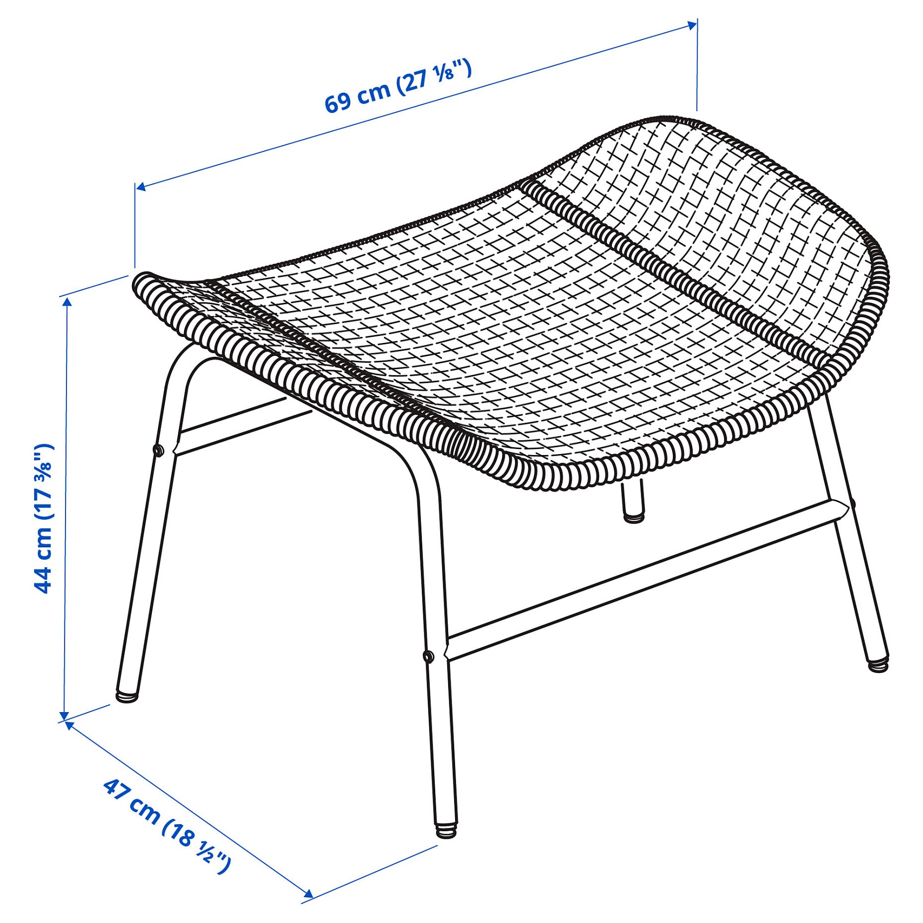 FRYKSAS, footstool, 895.631.62