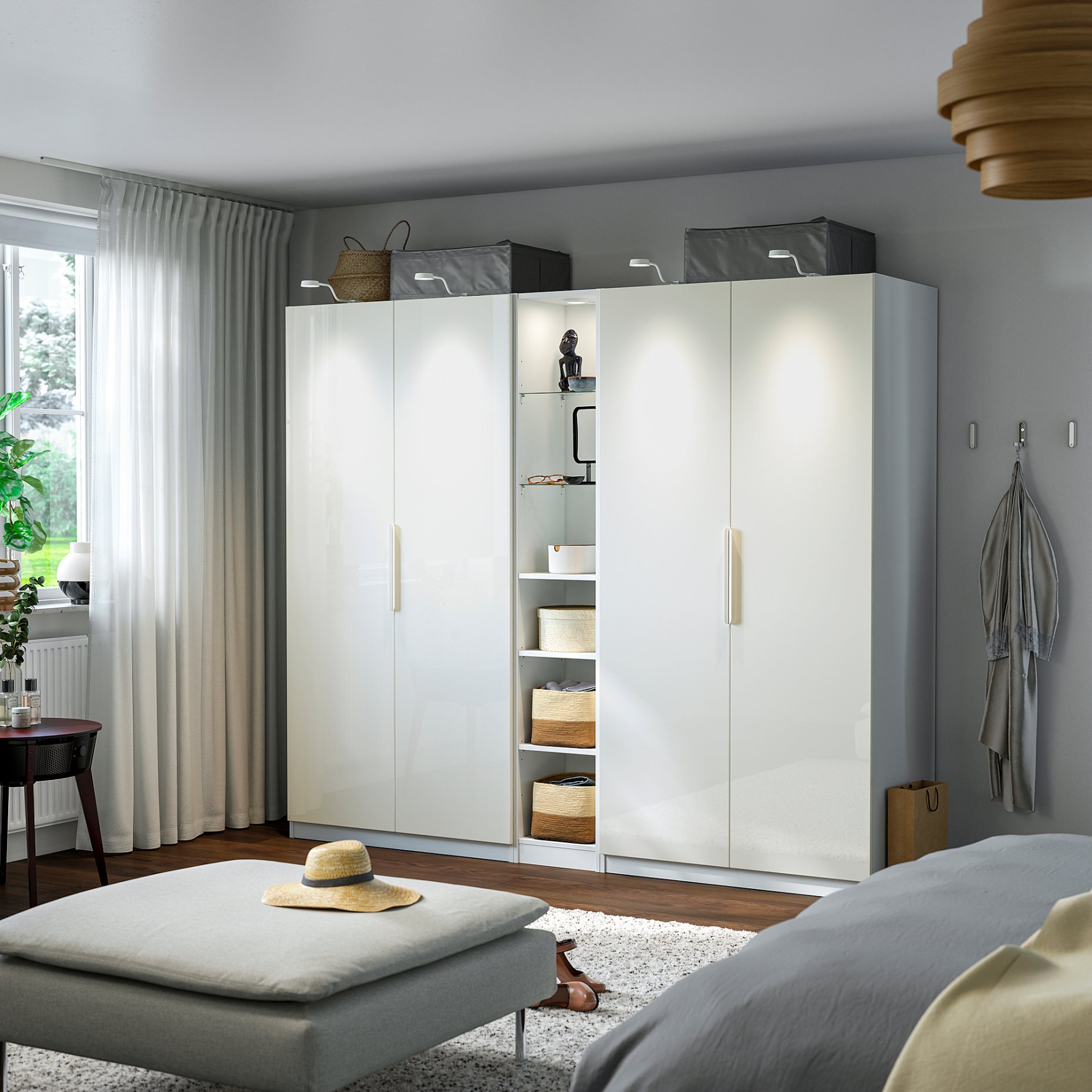 PAX/FARDAL, συνδυασμός ντουλάπας, 235x60x201 cm, 896.072.84