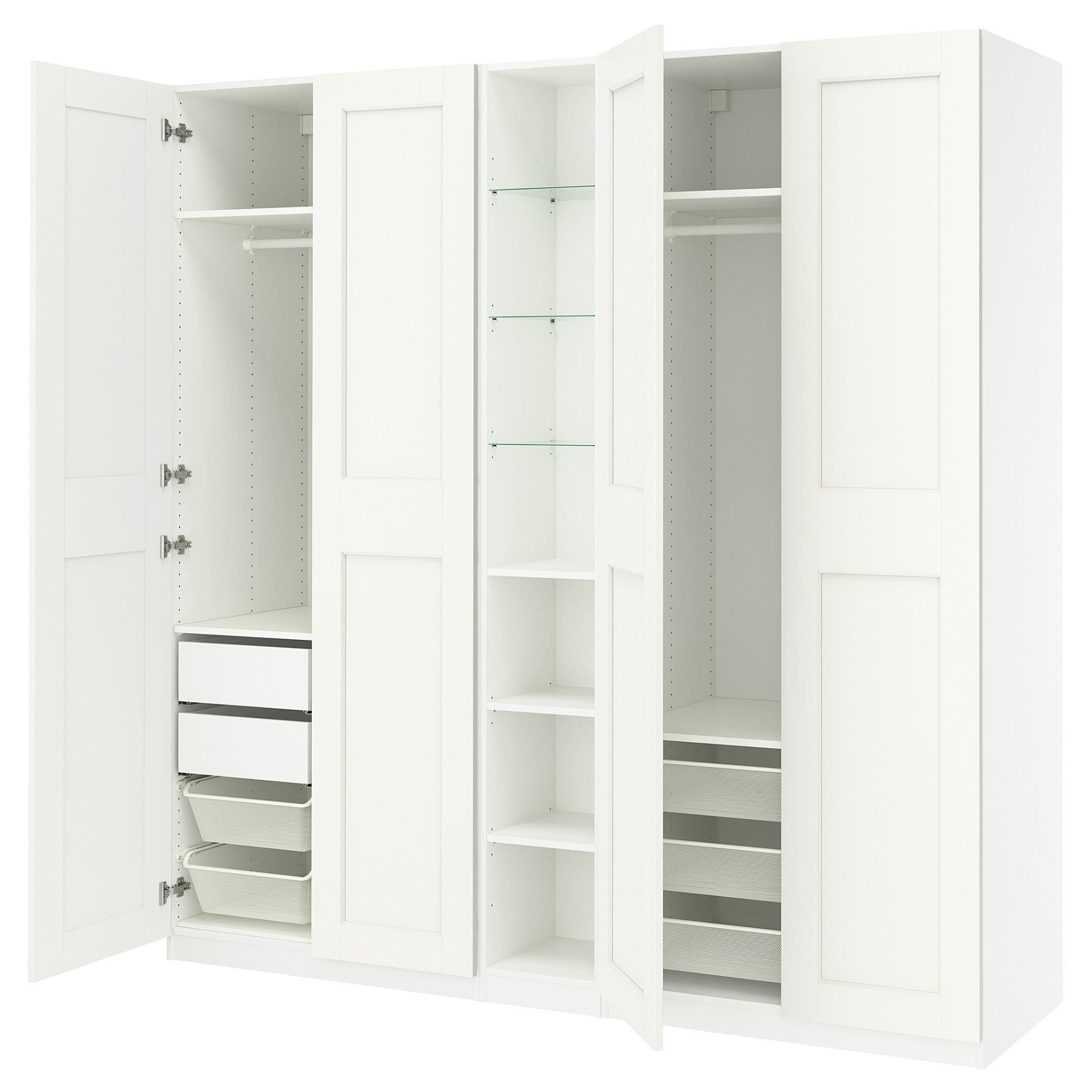 PAX/GRIMO, wardrobe combination, 235x60x236 cm, 896.072.98