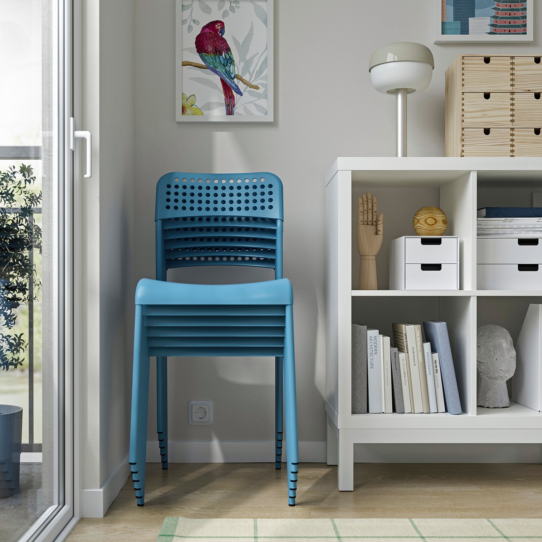 SANDSBERG, table and 4 chairs, 110x67 cm, 896.083.87