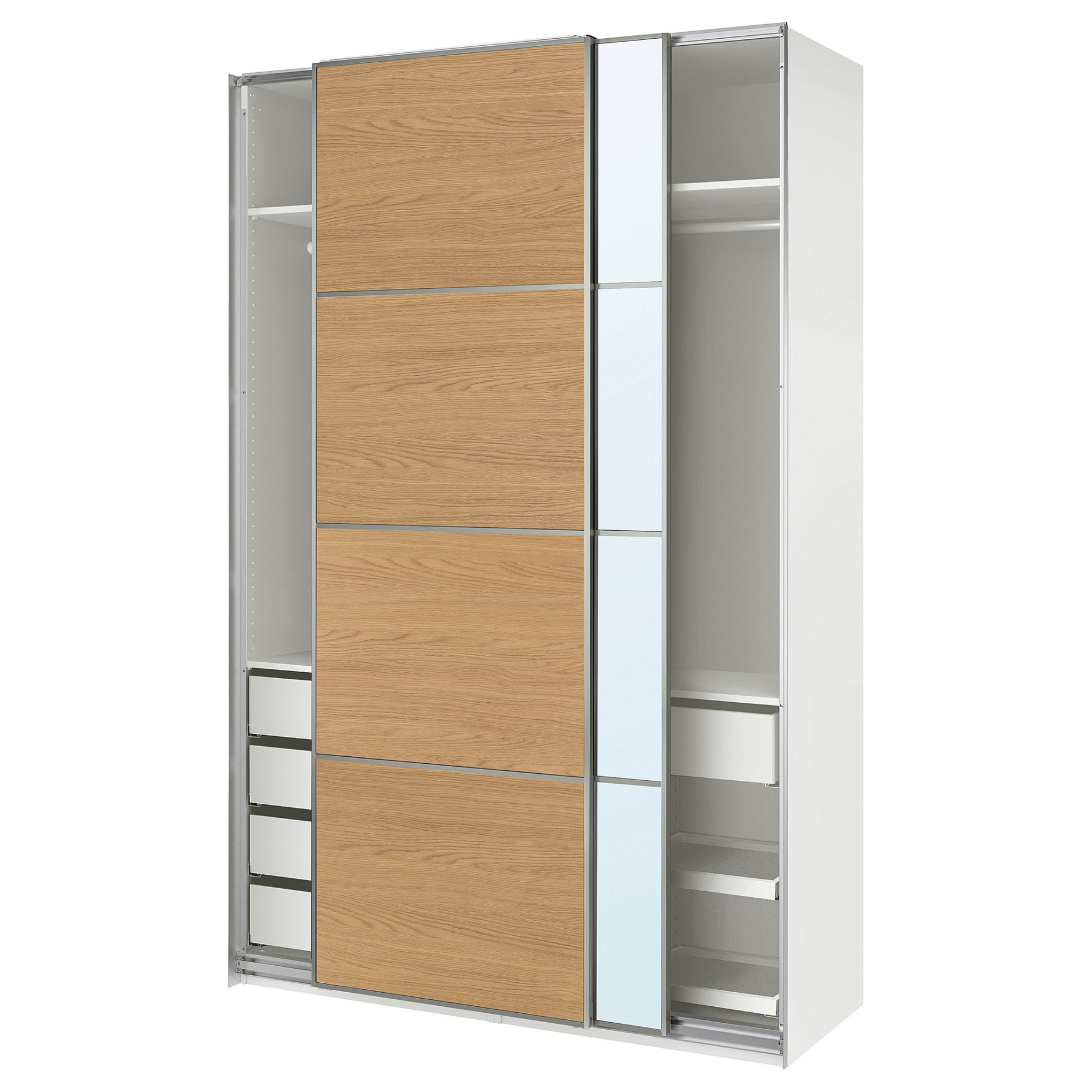 PAX, wardrobe with sliding doors, 150x66x236 cm, 896.088.58