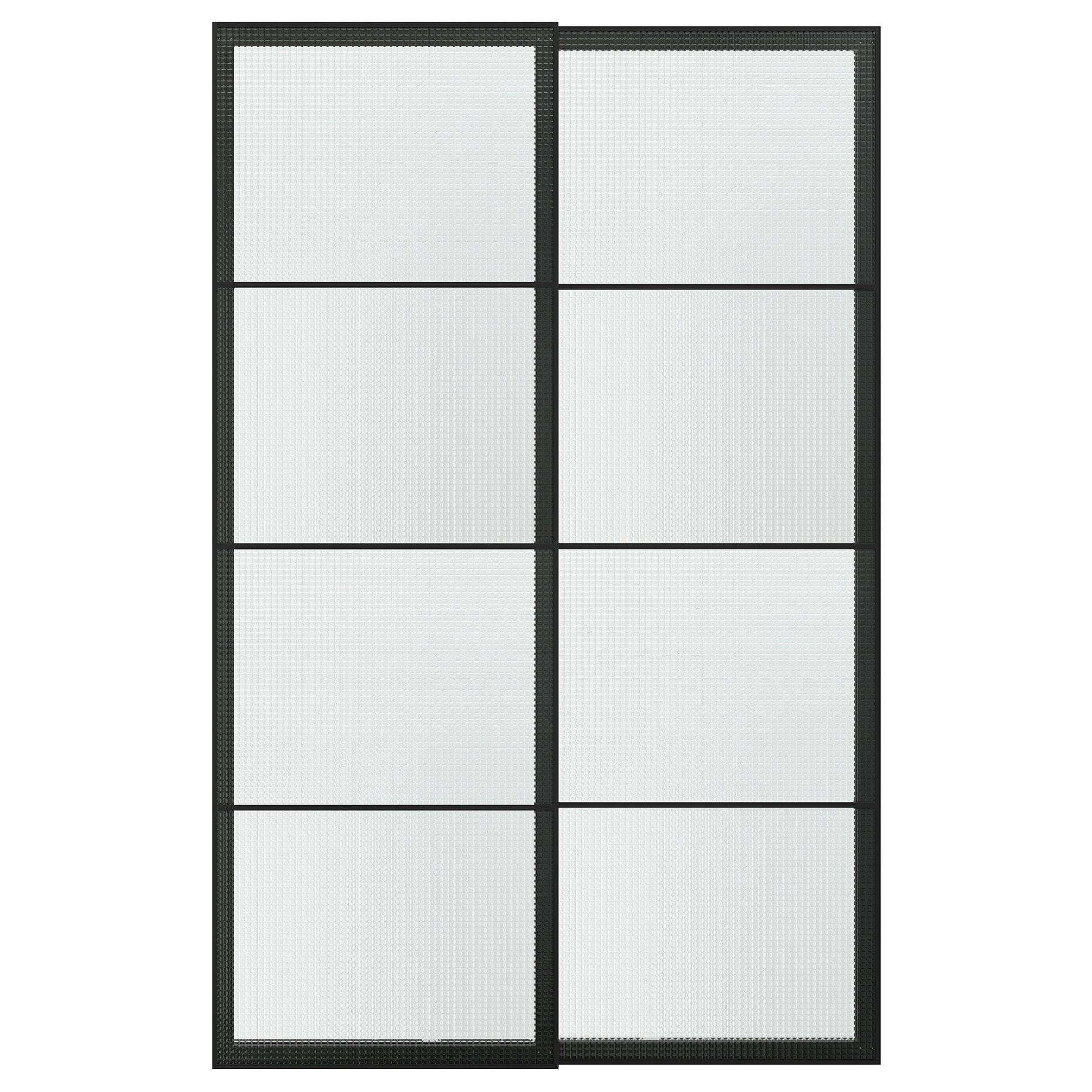 LUNDBRÄSMA, συρόμενη πόρτα, 2 τεμ. 150x236 cm, 896.190.55