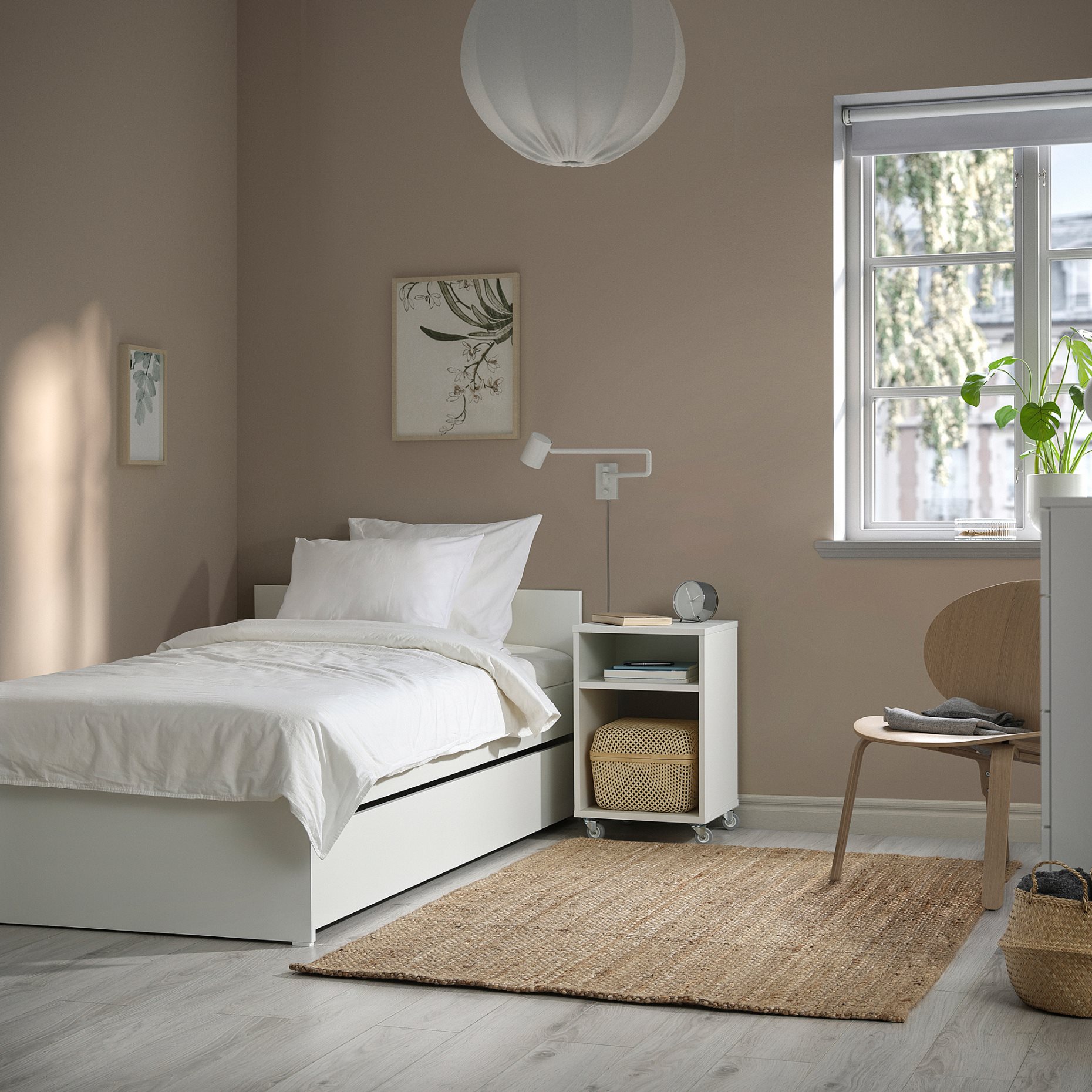 VIHALS, bed frame with 1 trundle bed, 90x200 cm/80x200 cm, 896.347.58